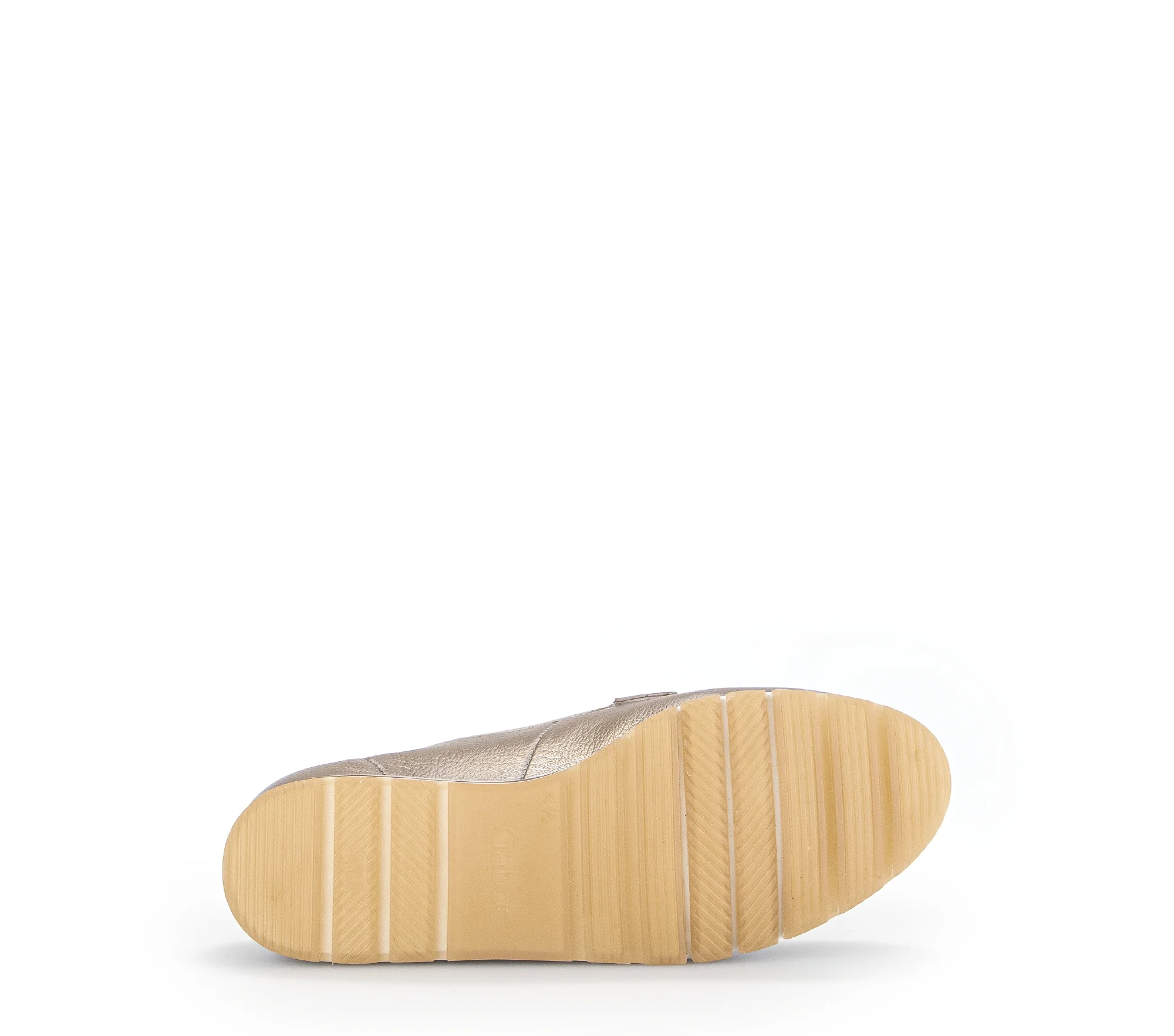 Ballerines dorées en cuir métallisé - Image 7