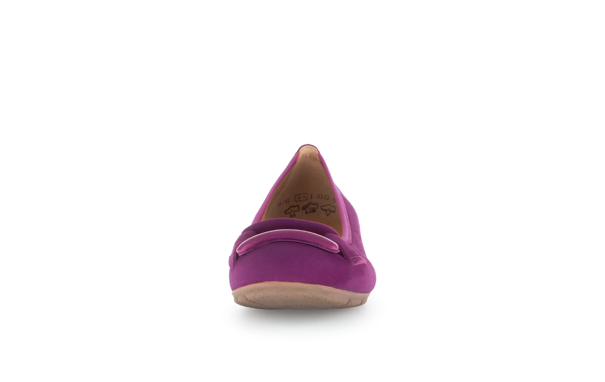 Ballerines fuchsia en combinaison cuirs - Image 4