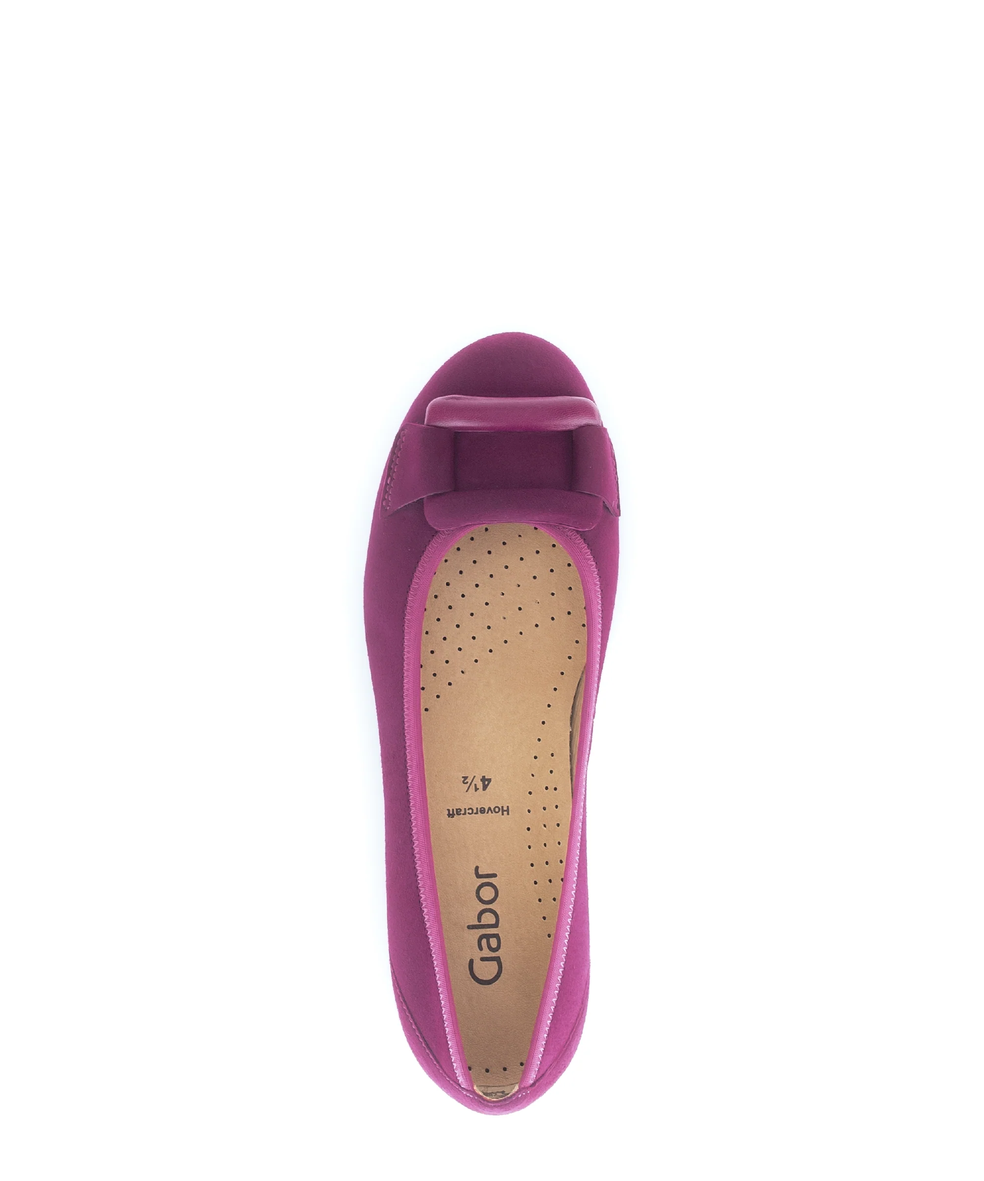 Ballerines fuchsia en combinaison cuirs - Image 6