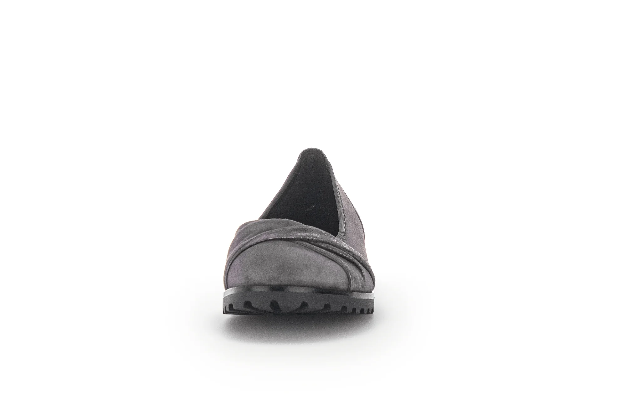 Ballerines grises en velours - Image 5