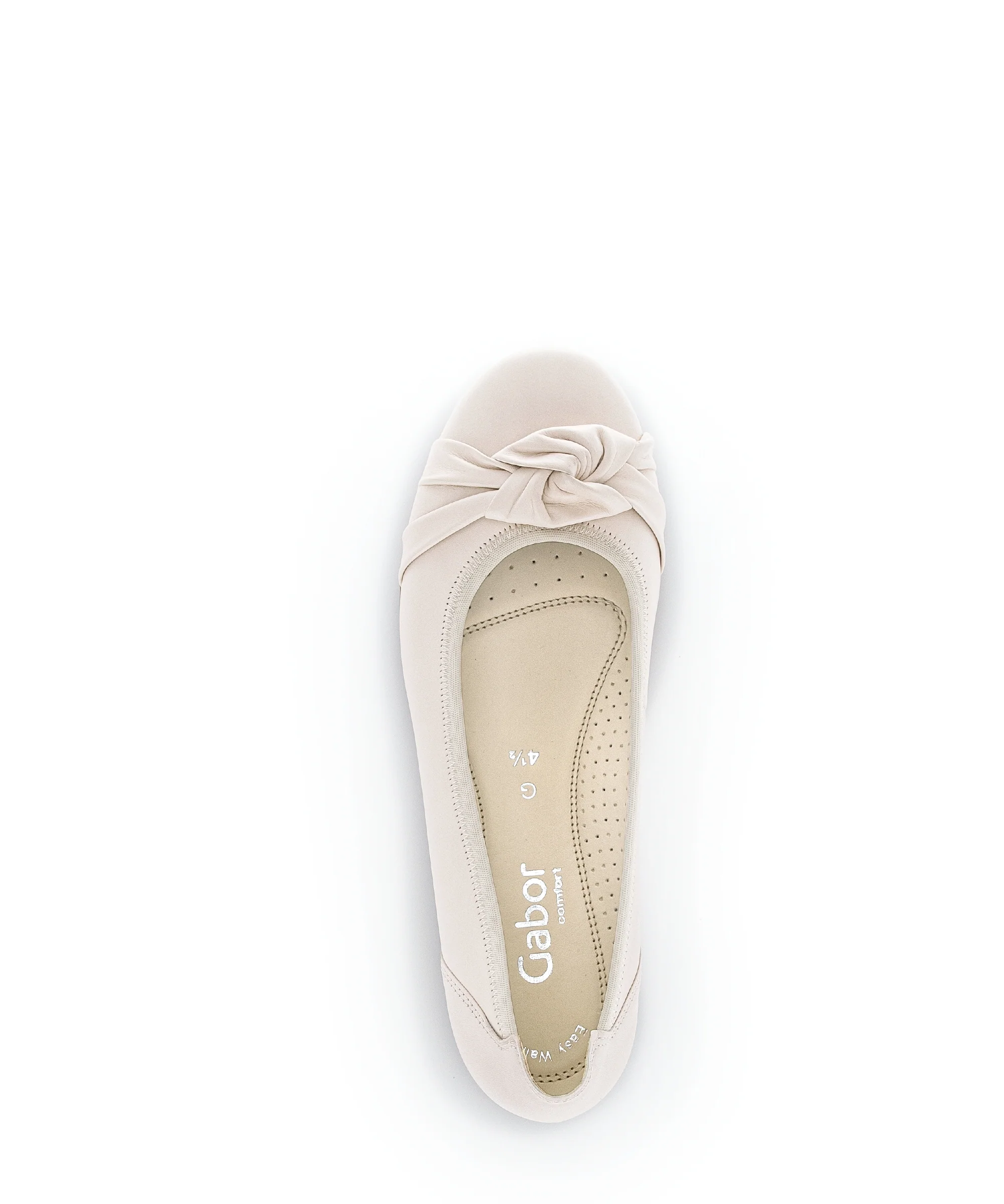 Ballerines ivoires en cuir - Image 3