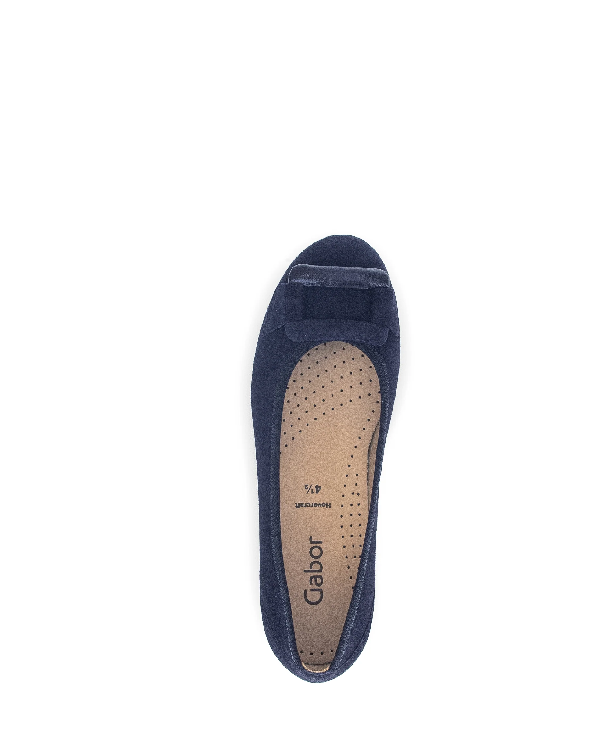 Ballerines marine en combinaison cuirs - Image 6