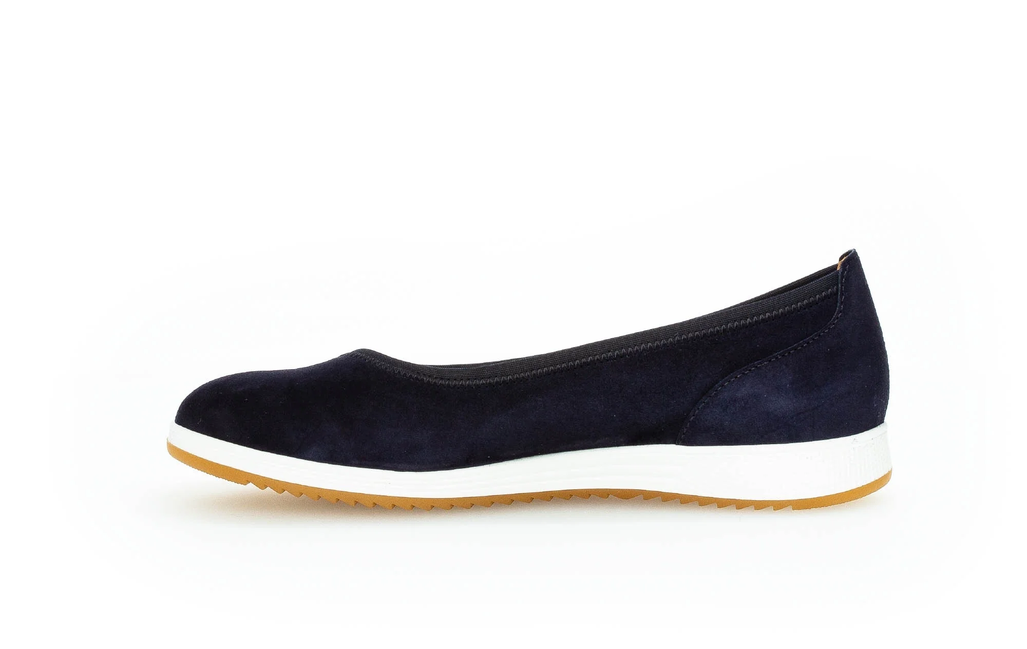 Ballerines marine en cuir - Image 2
