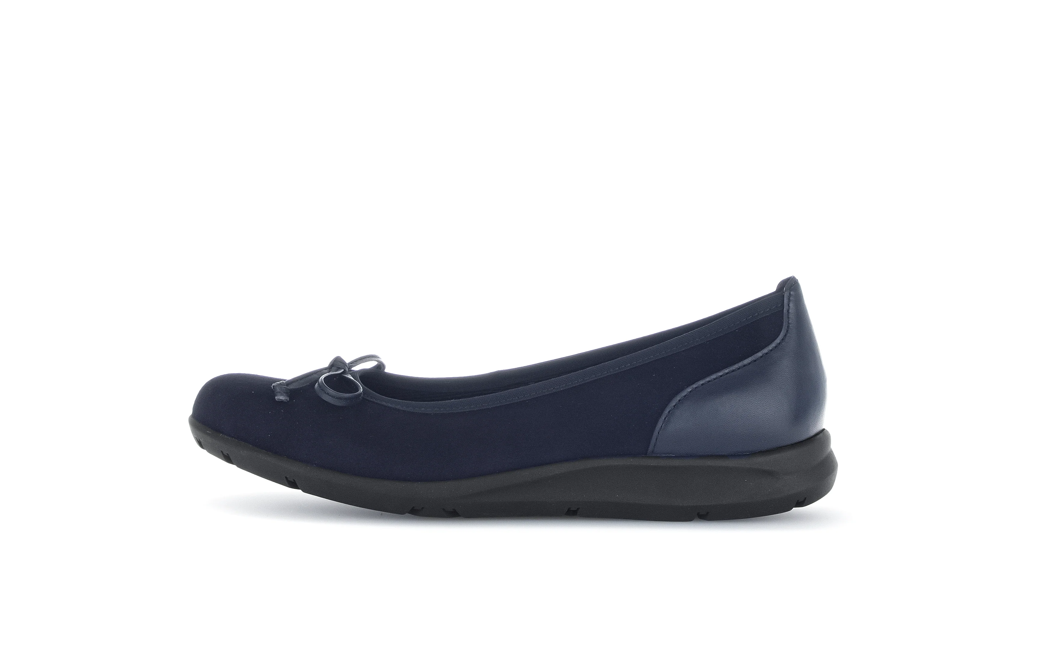 Ballerines marine en suède - Image 2