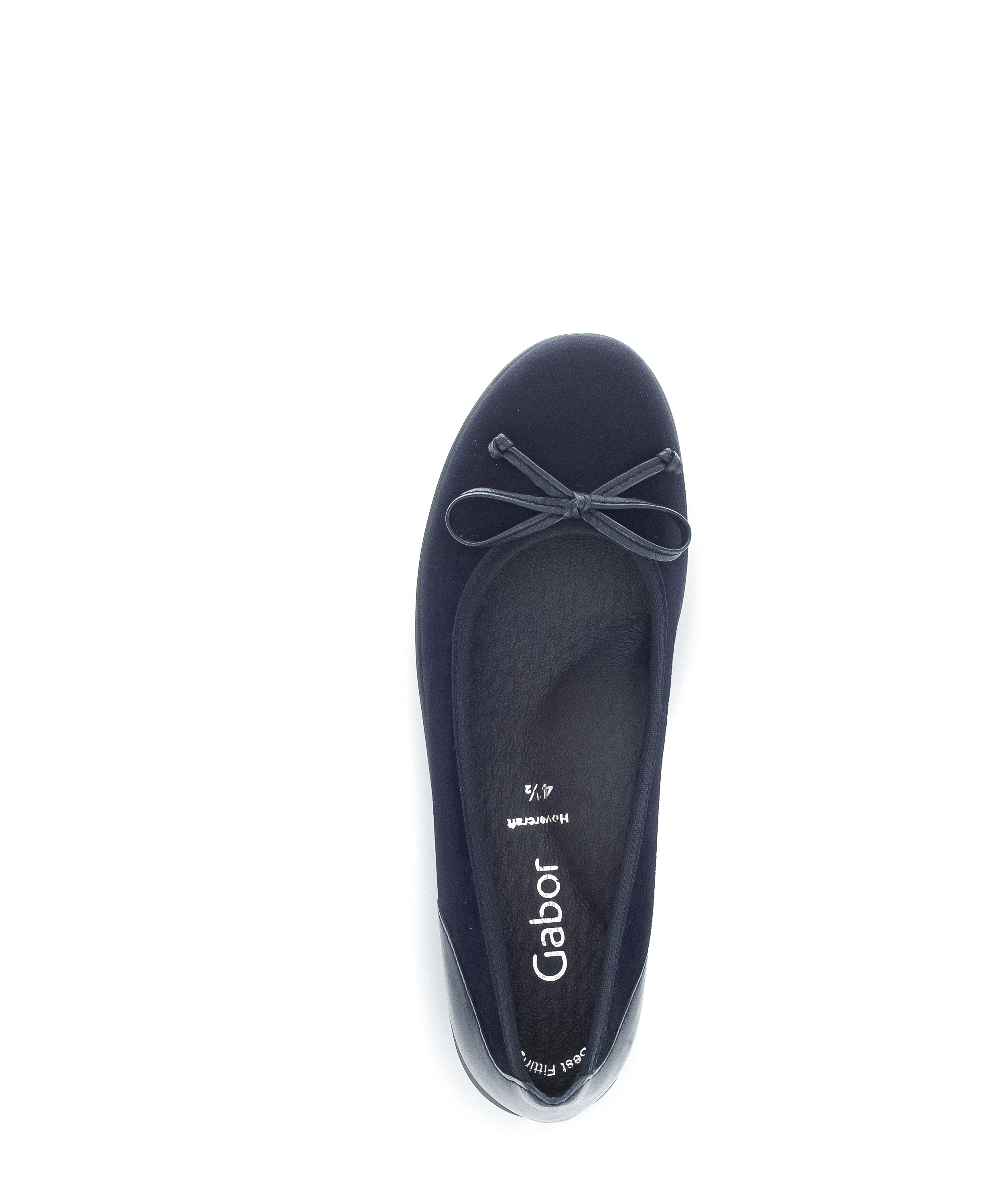 Ballerines marine en suède - Image 6