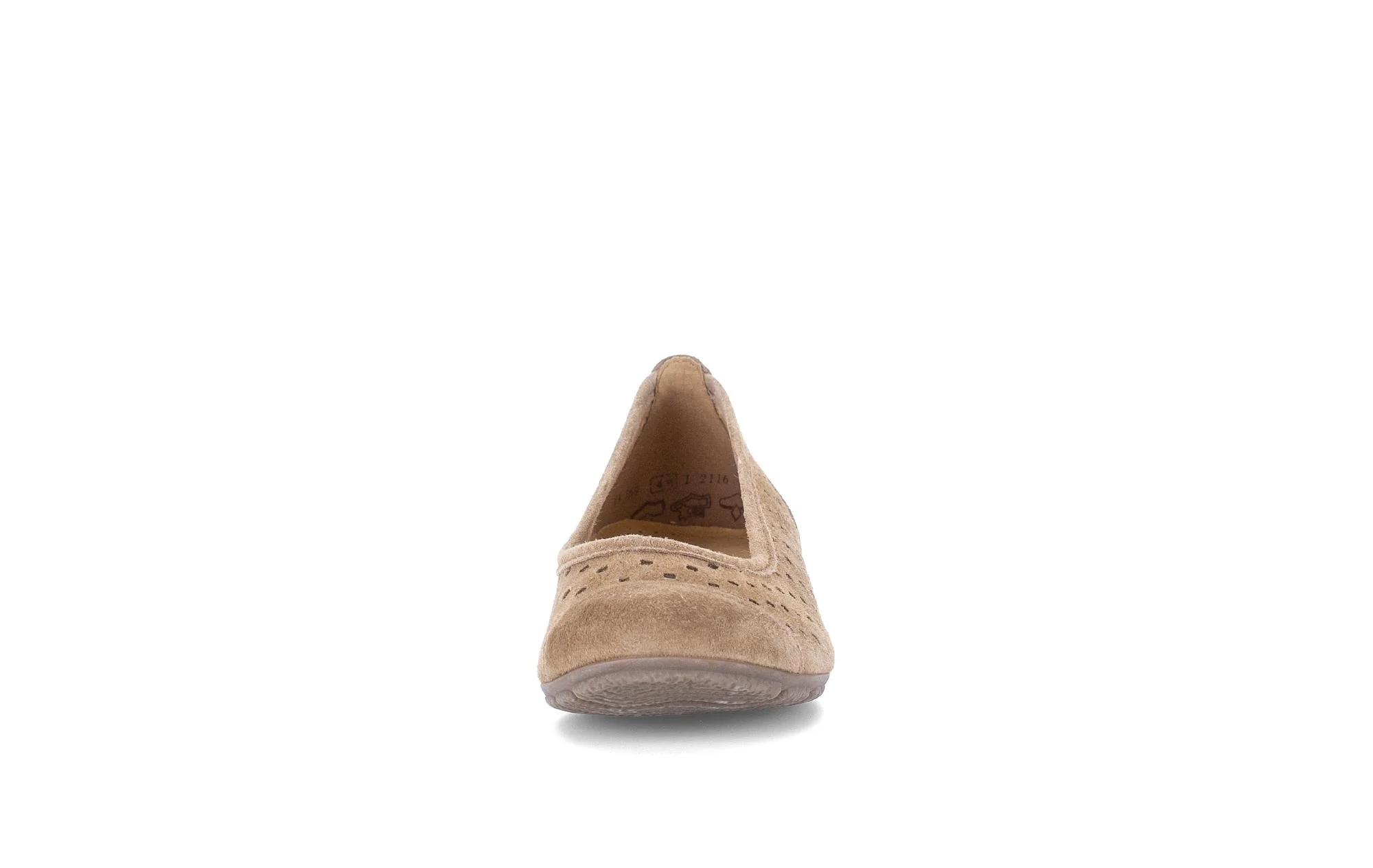 Ballerines perforées Cognac en Nubuck - Image 5