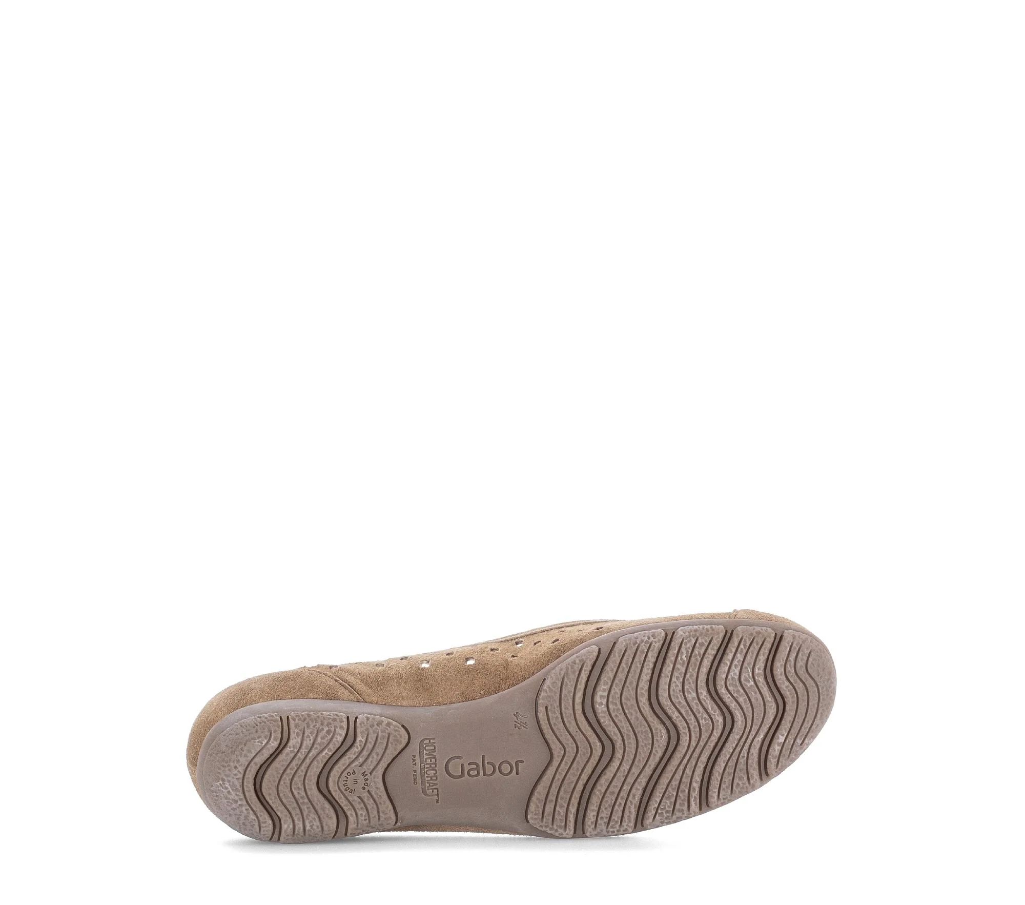 Ballerines perforées Cognac en Nubuck - Image 7