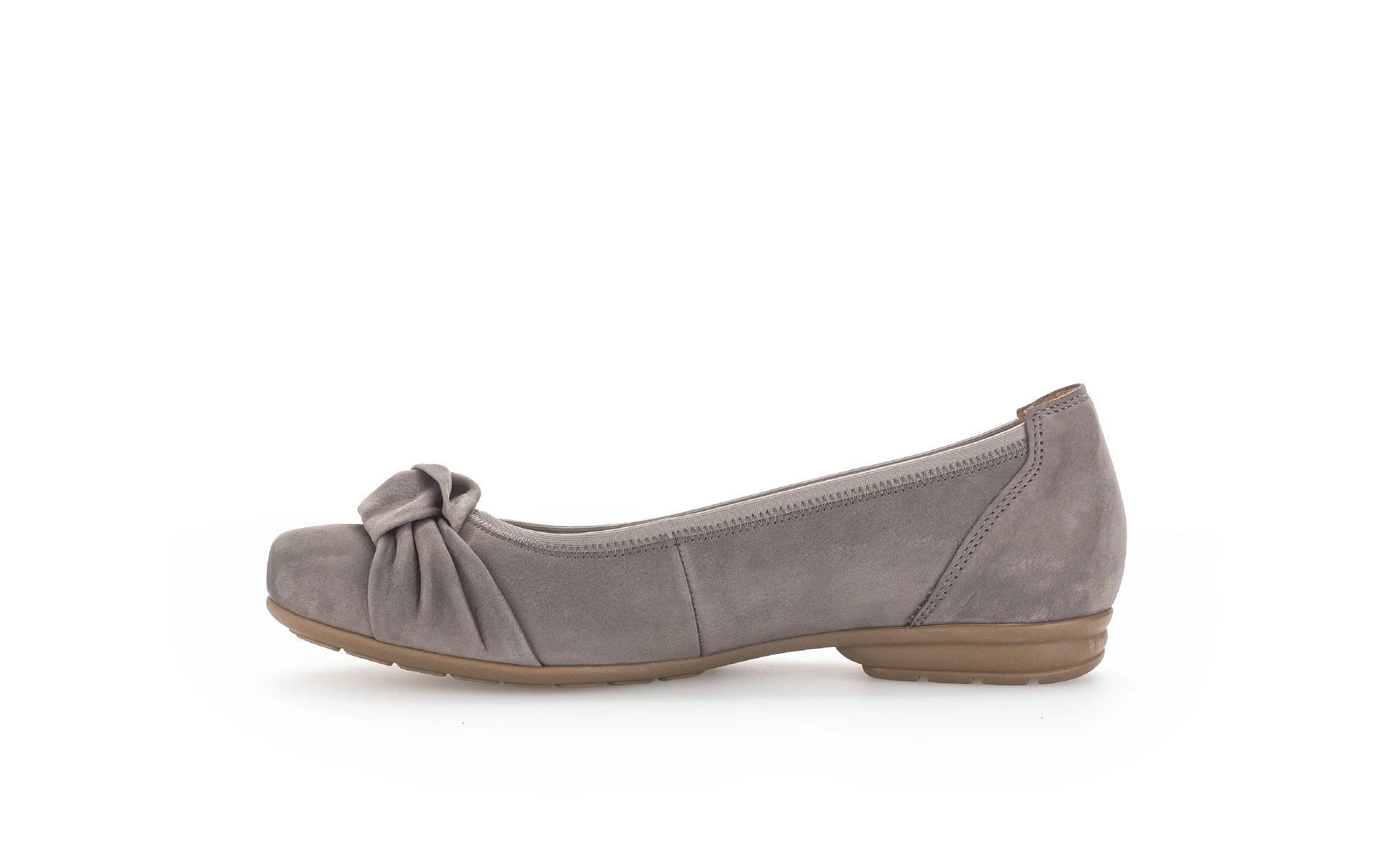 Ballerines marron en cuir - Image 2