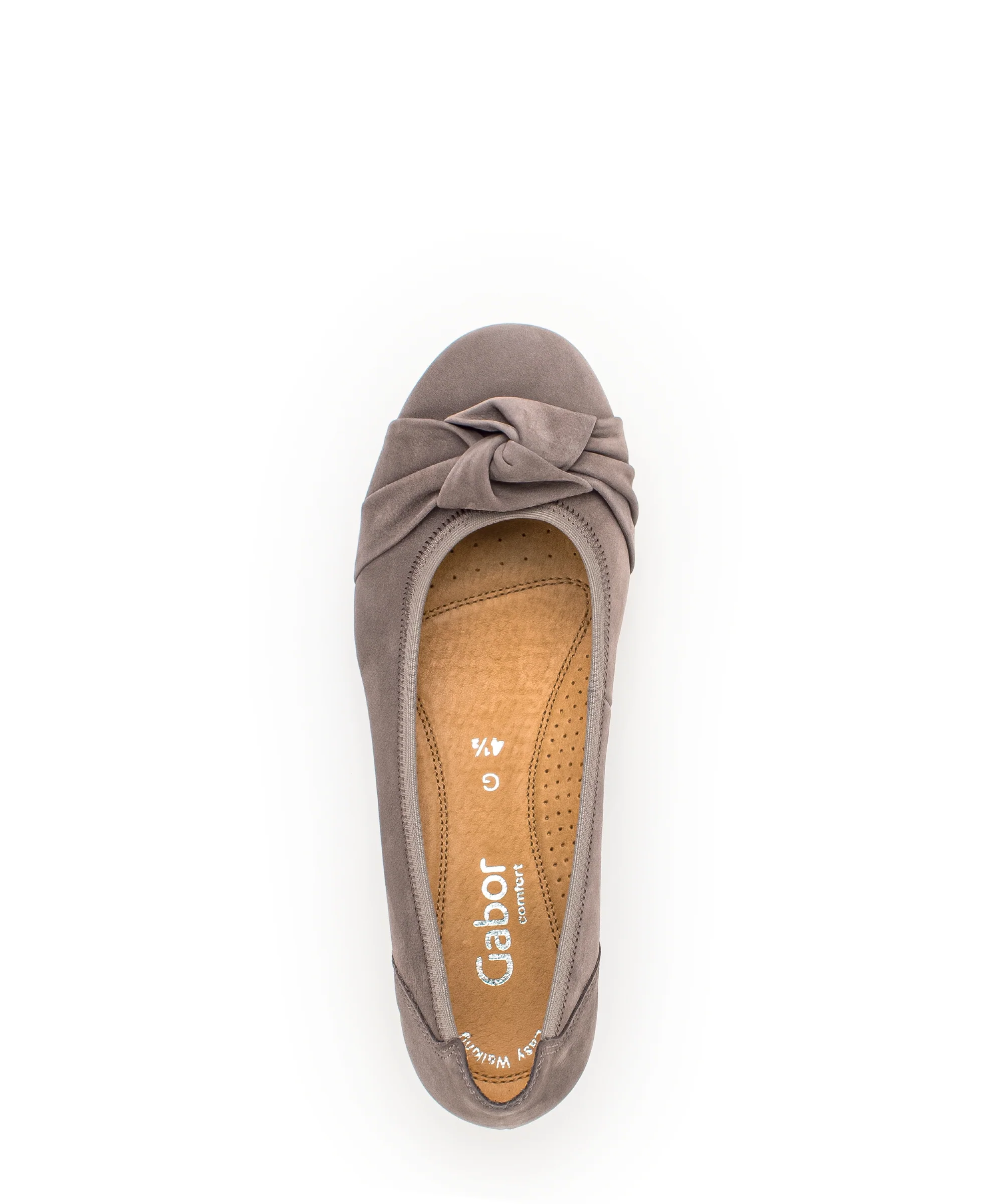 Ballerines marron en cuir - Image 3