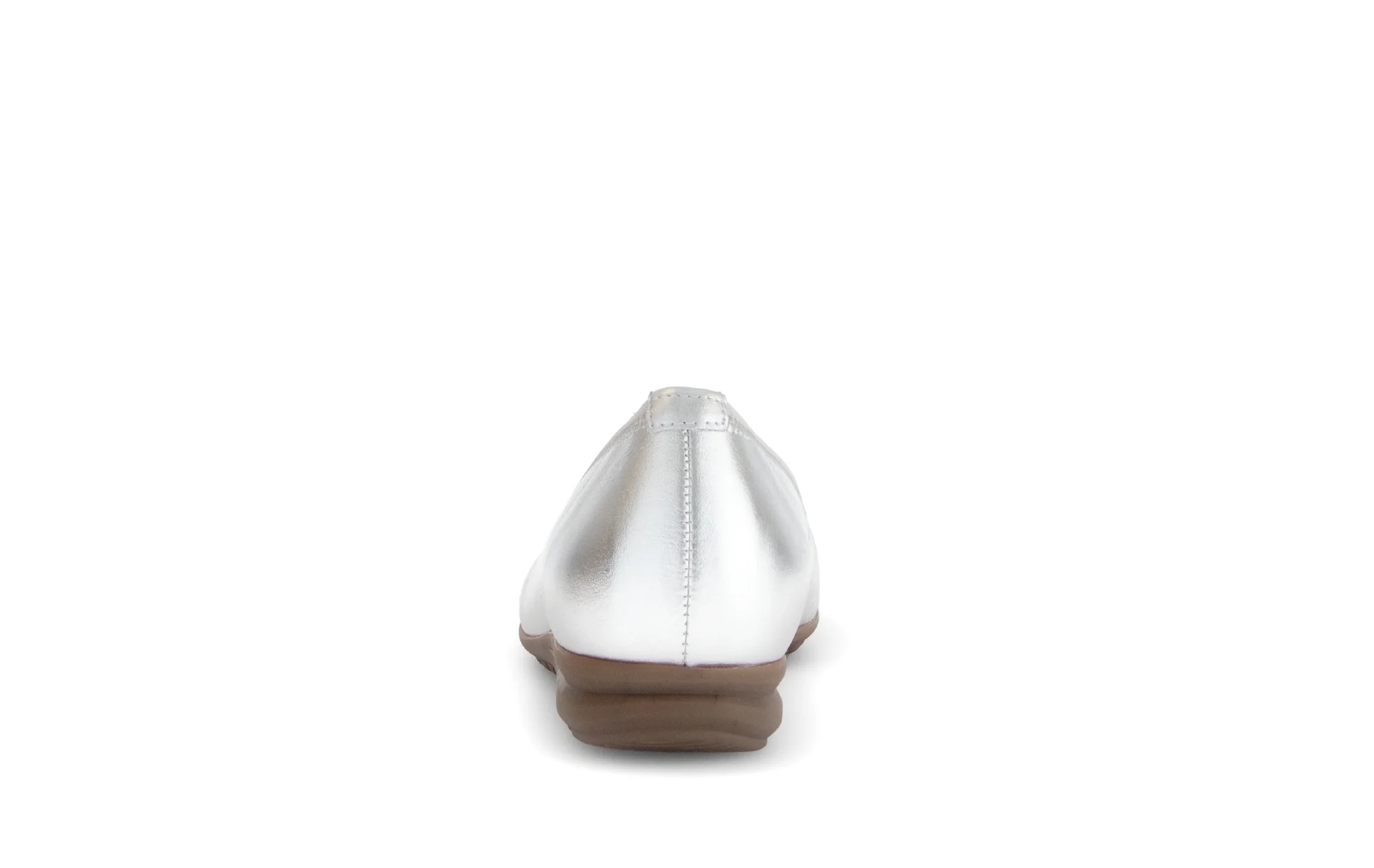 Ballerines métalliques en cuir lisse - Image 4