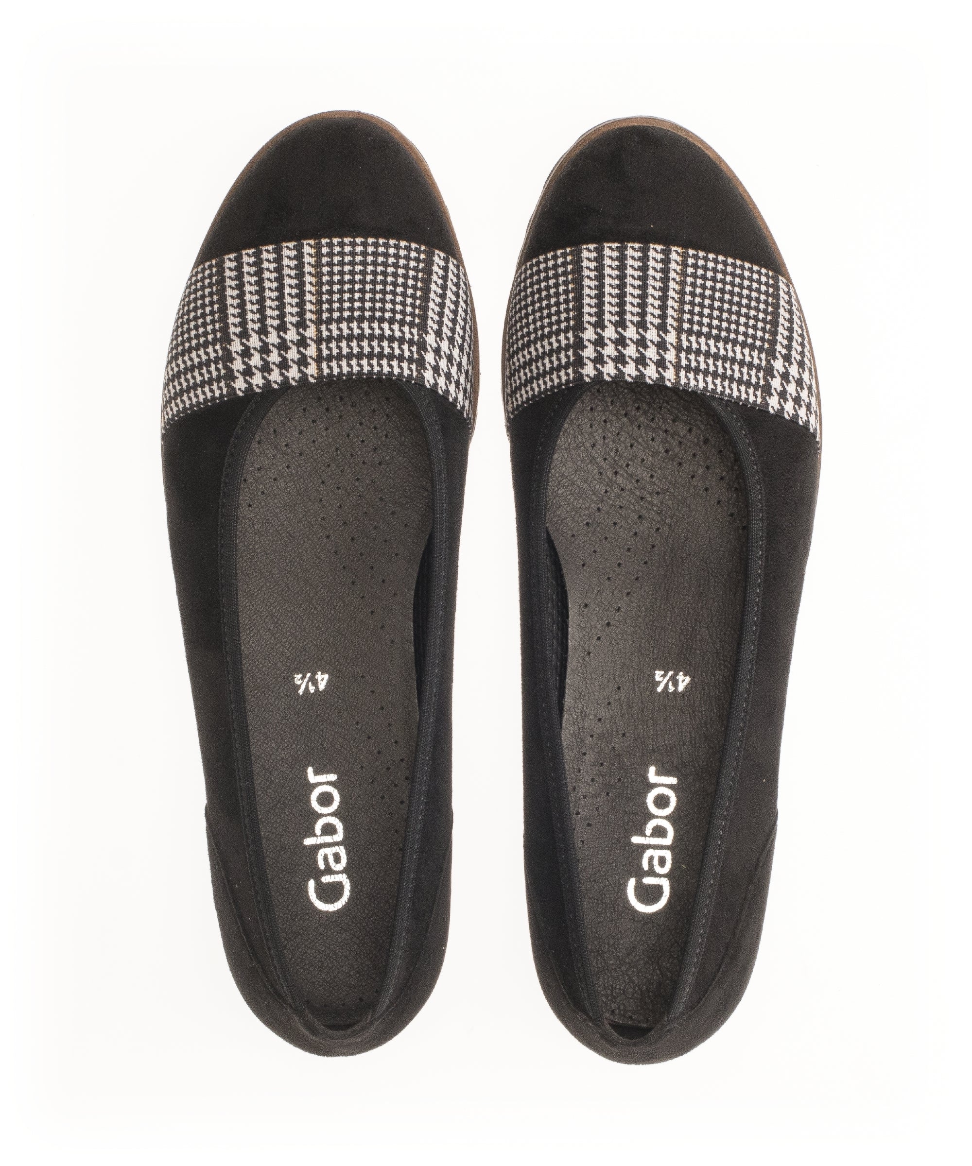 Ballerines modernes noires en velours - Image 5