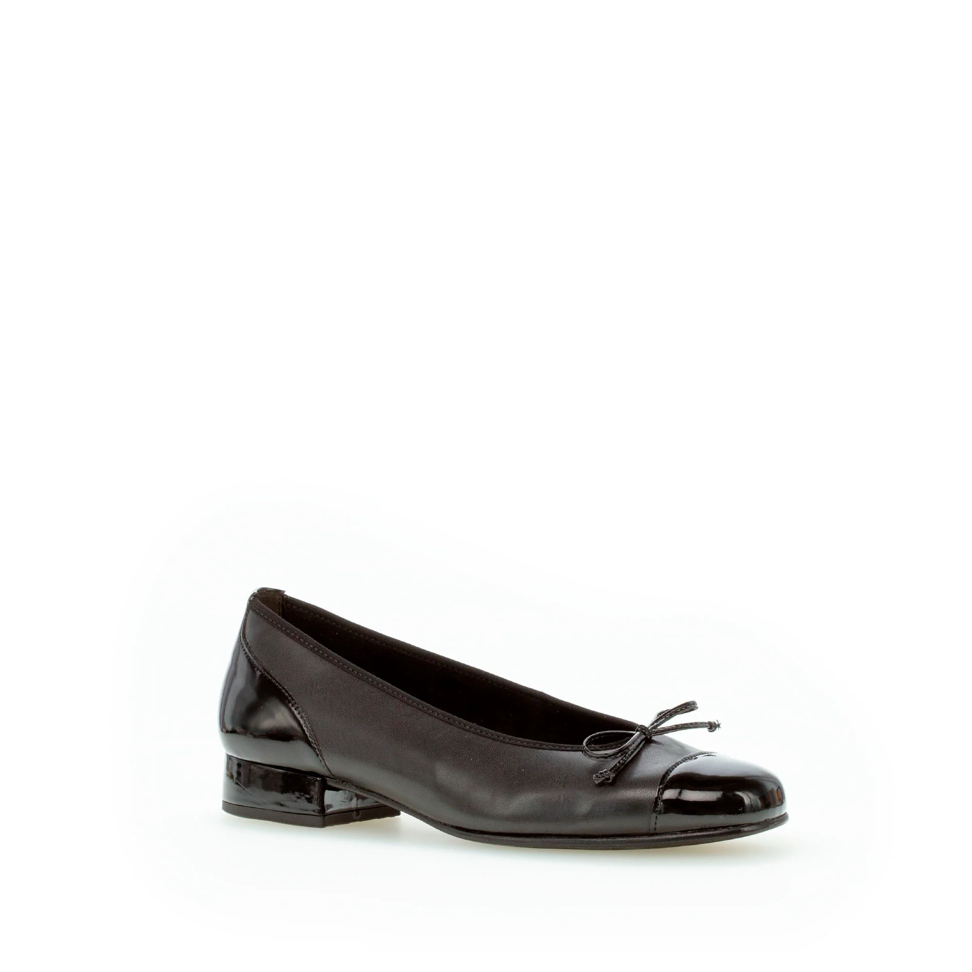 Ballerines noires en combinaison cuirs - Image 3