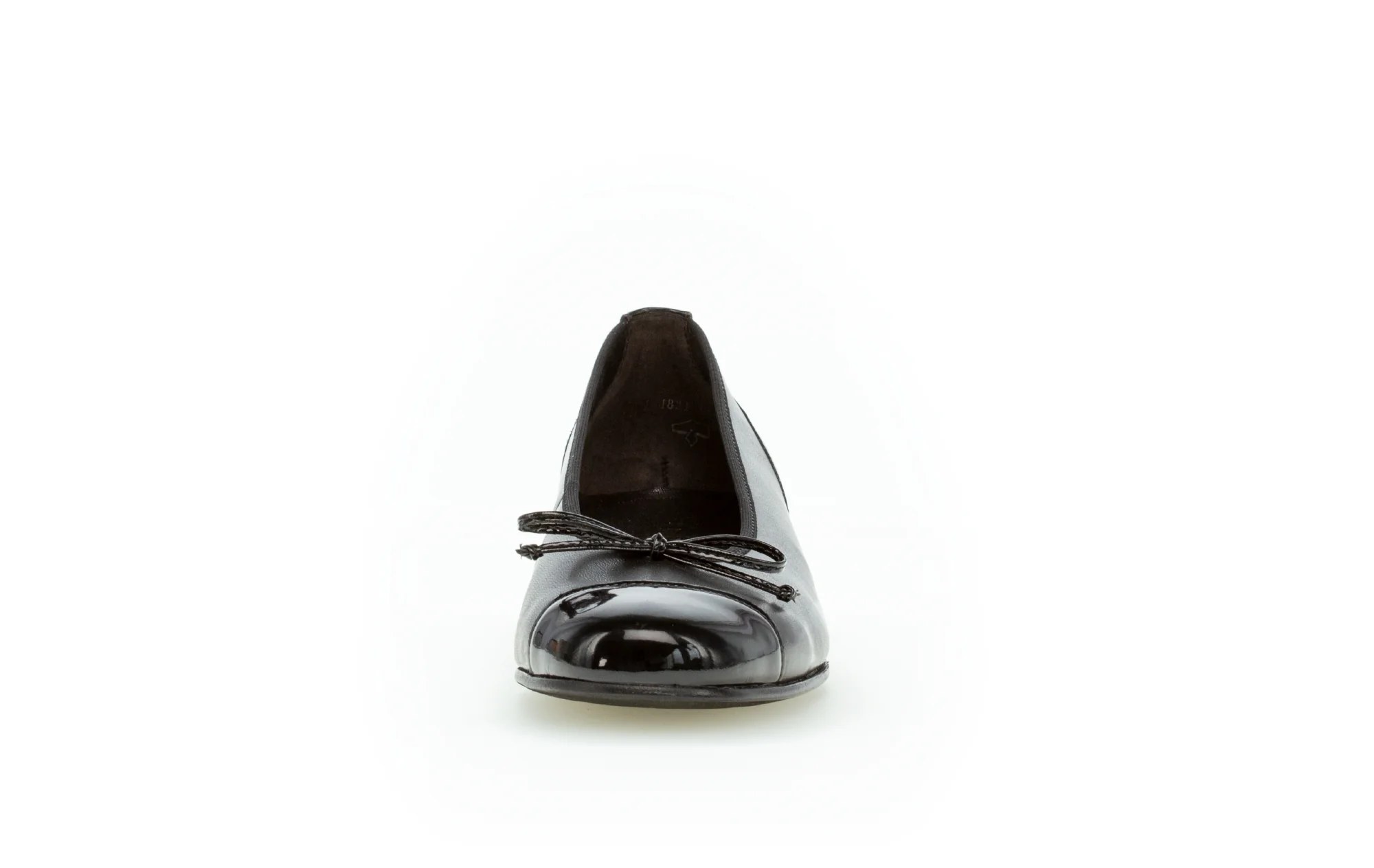 Ballerines noires en combinaison cuirs - Image 4
