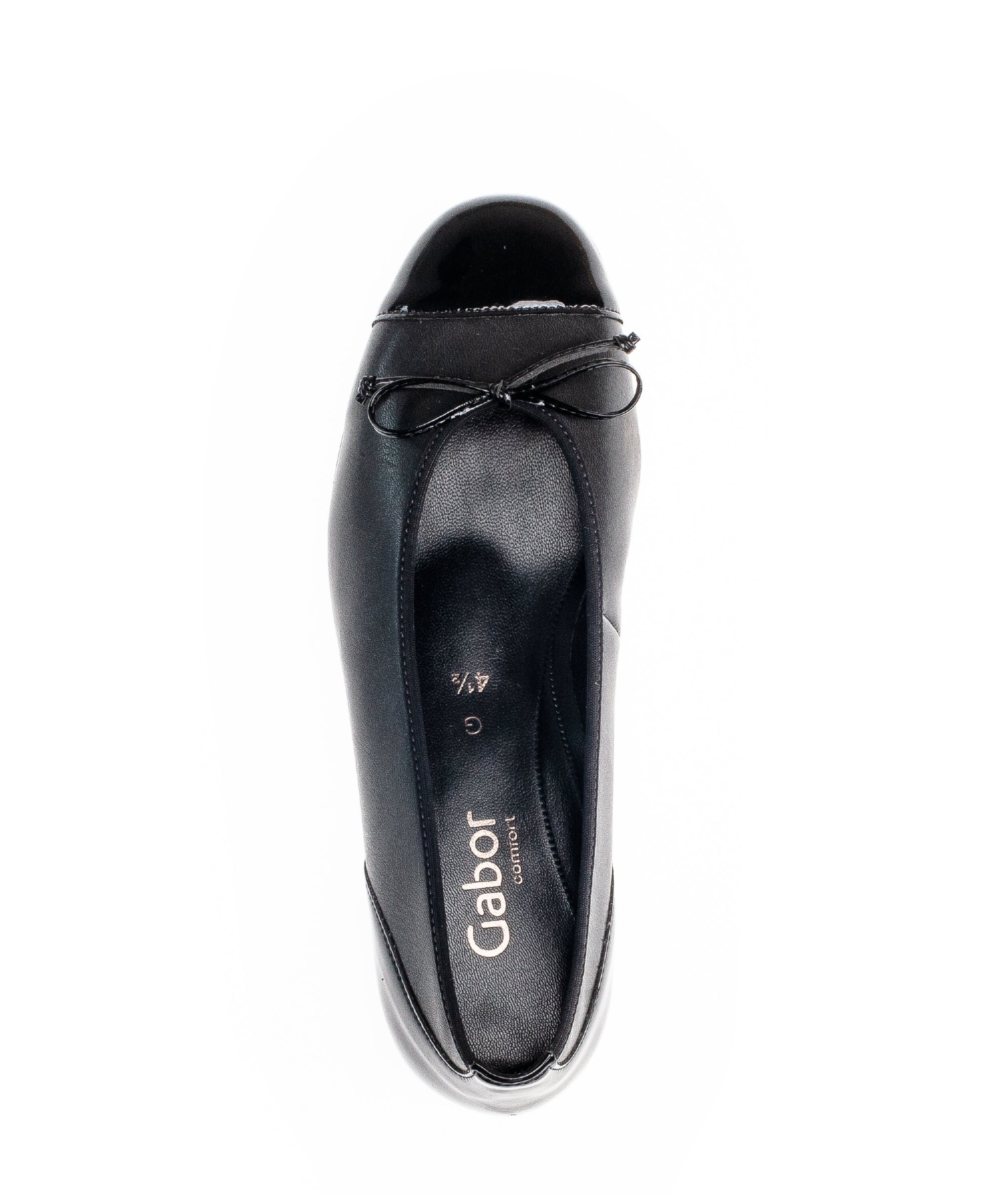 Ballerines noires en combinaison cuirs - Image 6
