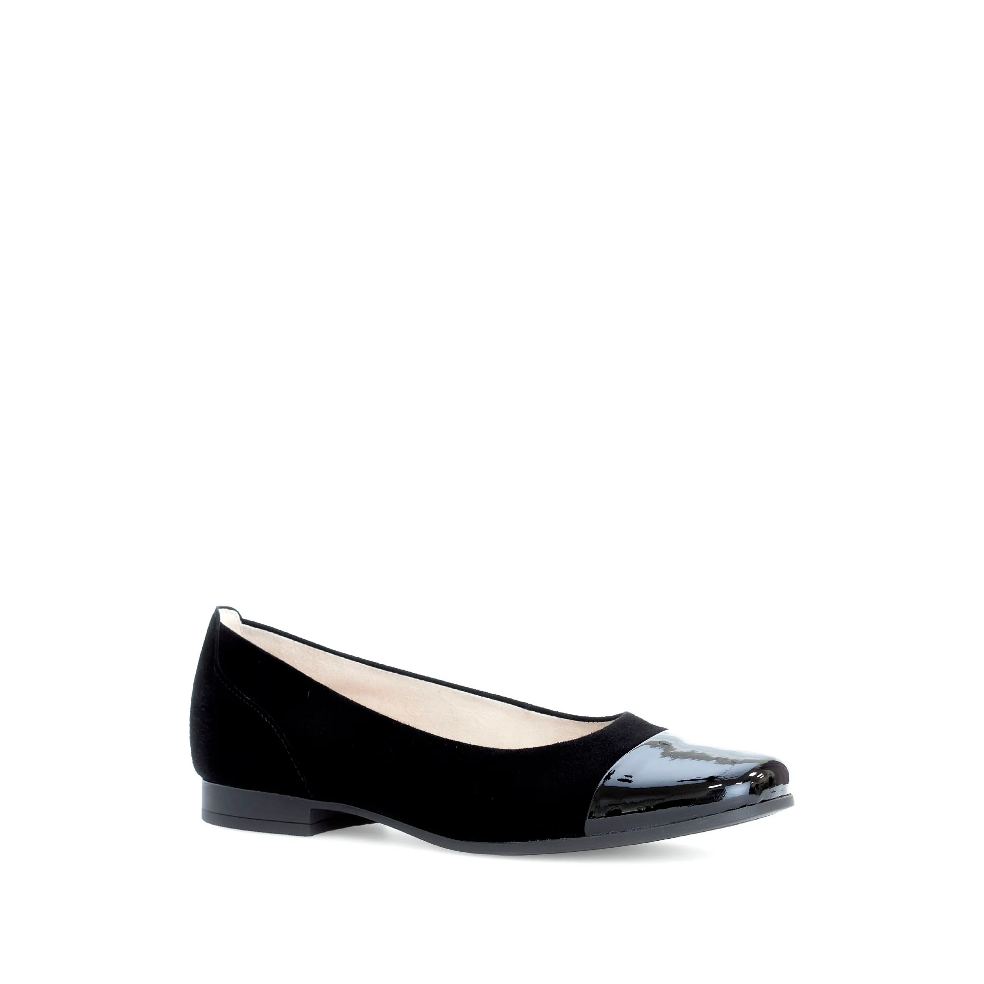 Ballerines noires en combinaison cuirs - Image 3