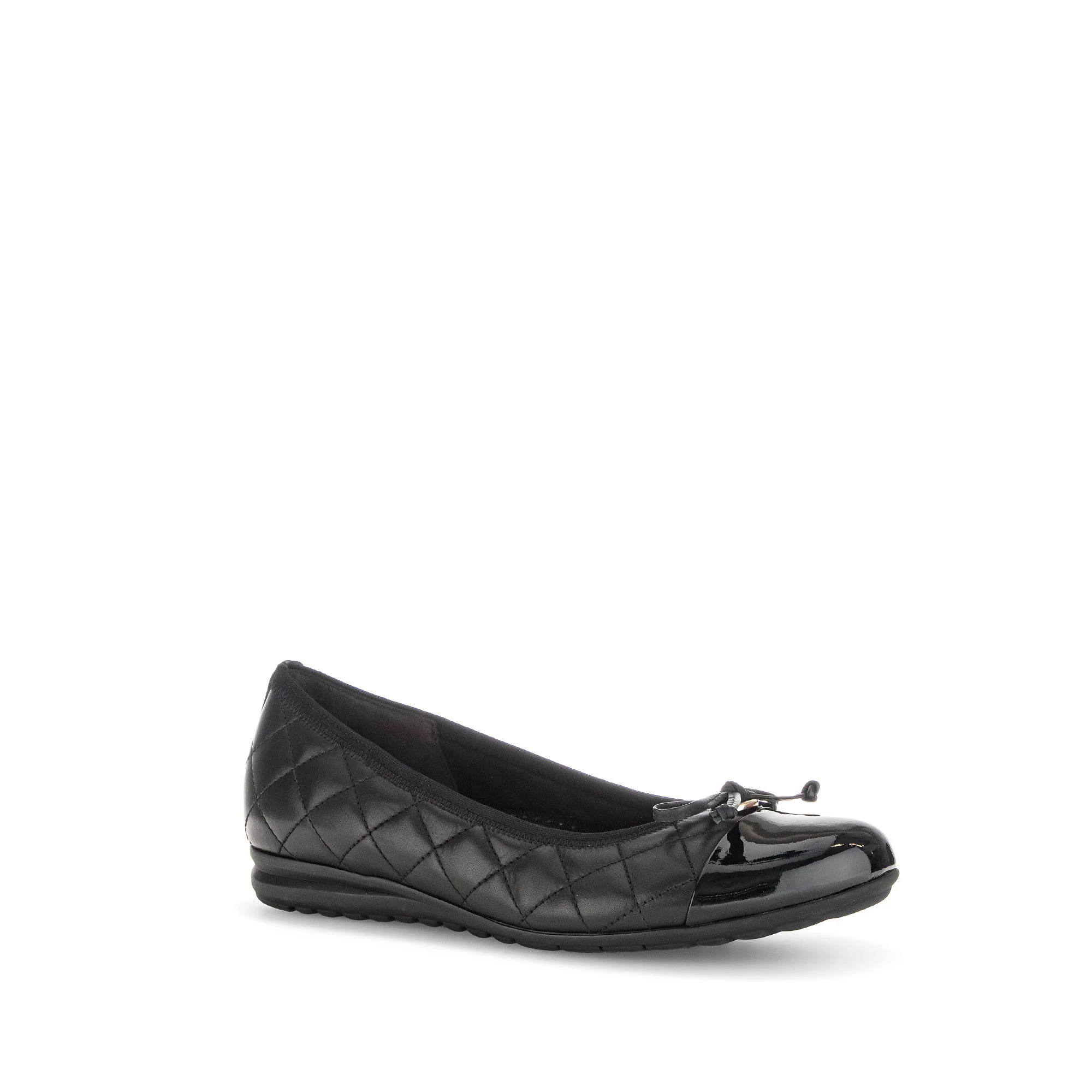 Ballerines noires en combinaison cuirs - Image 3