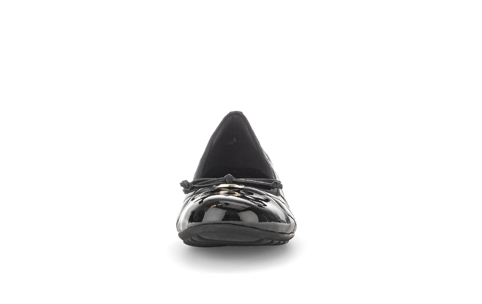 Ballerines noires en combinaison cuirs - Image 4