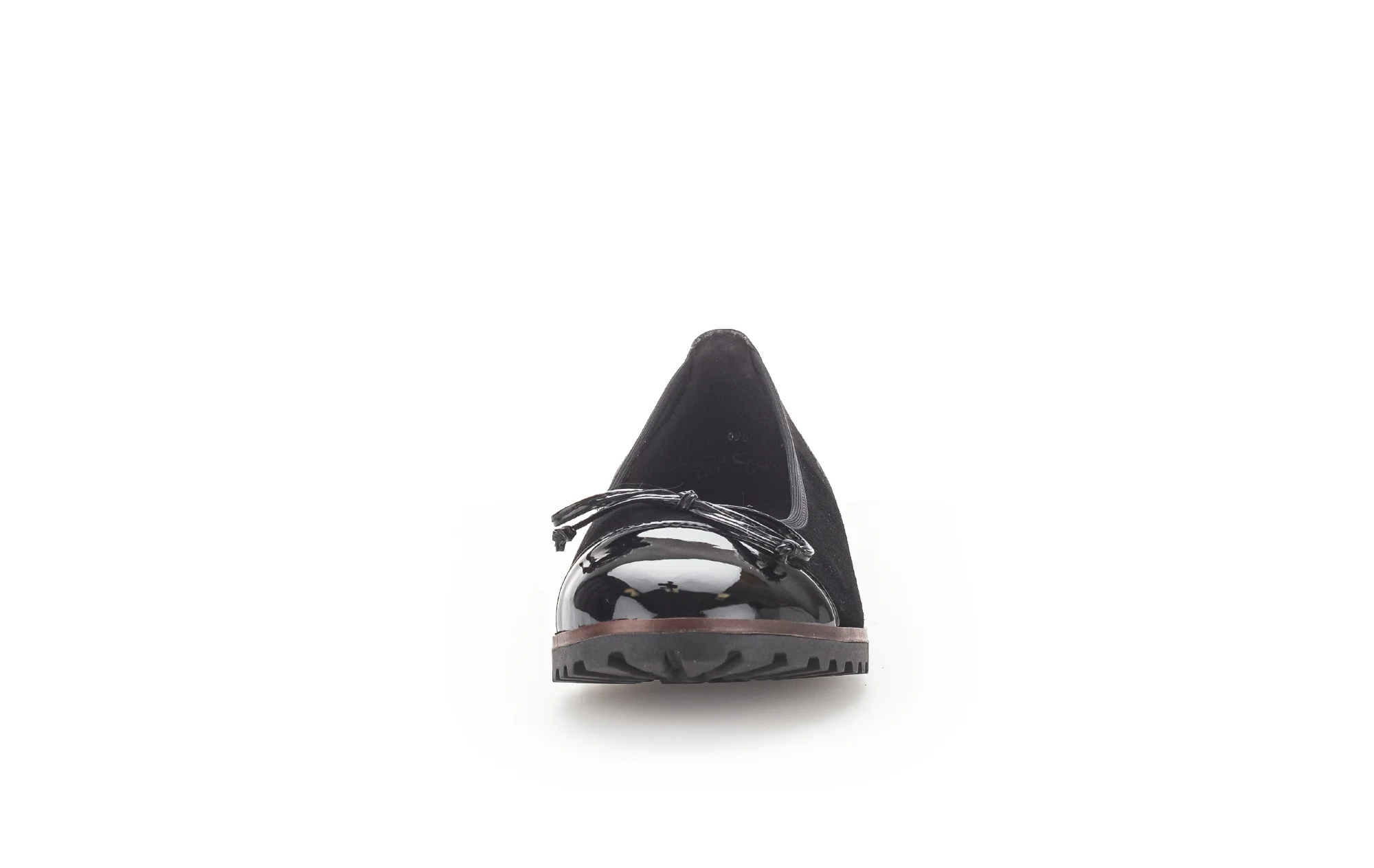 Ballerines noires en combinaison cuirs - Image 4
