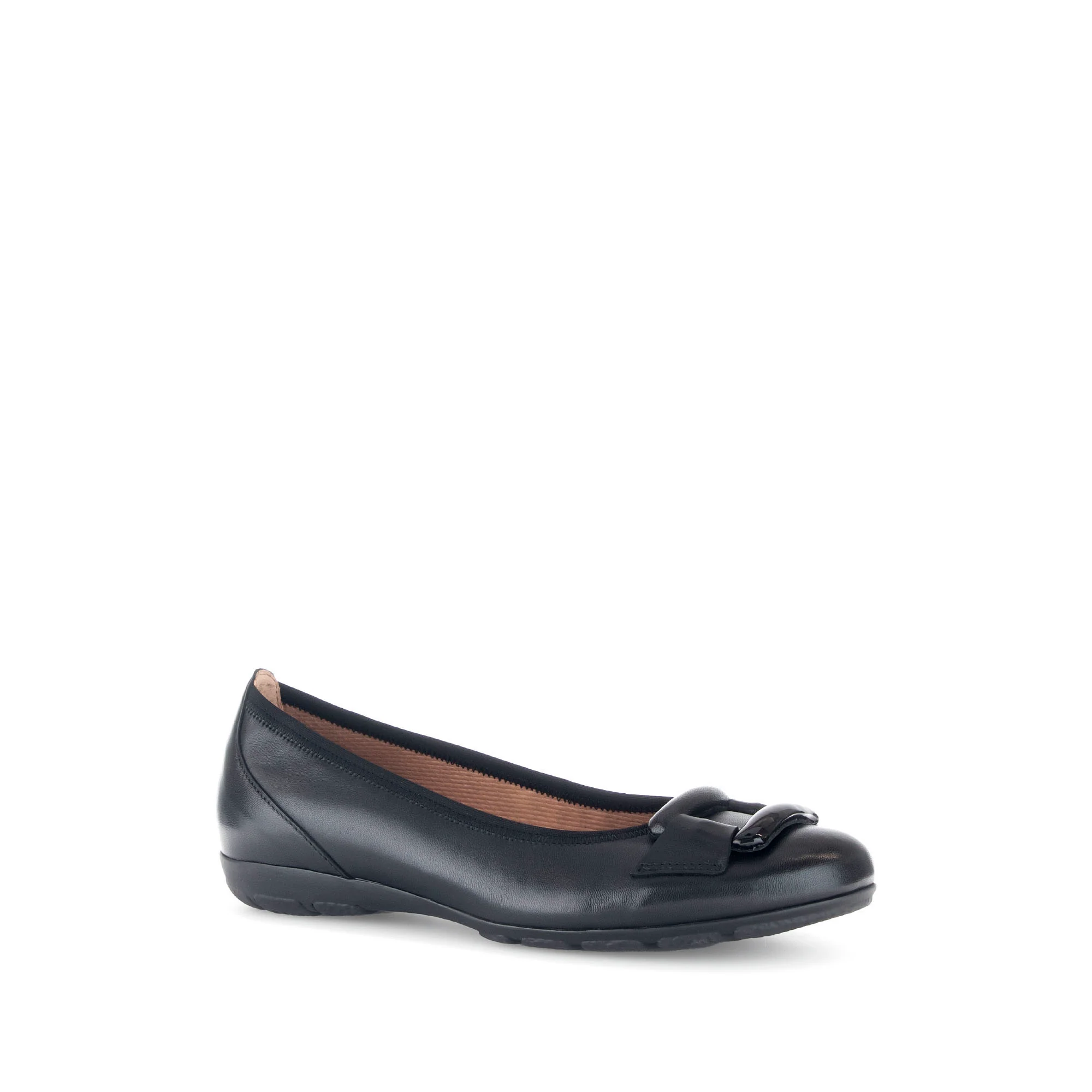 Ballerines noires en combinaison cuirs - Image 3