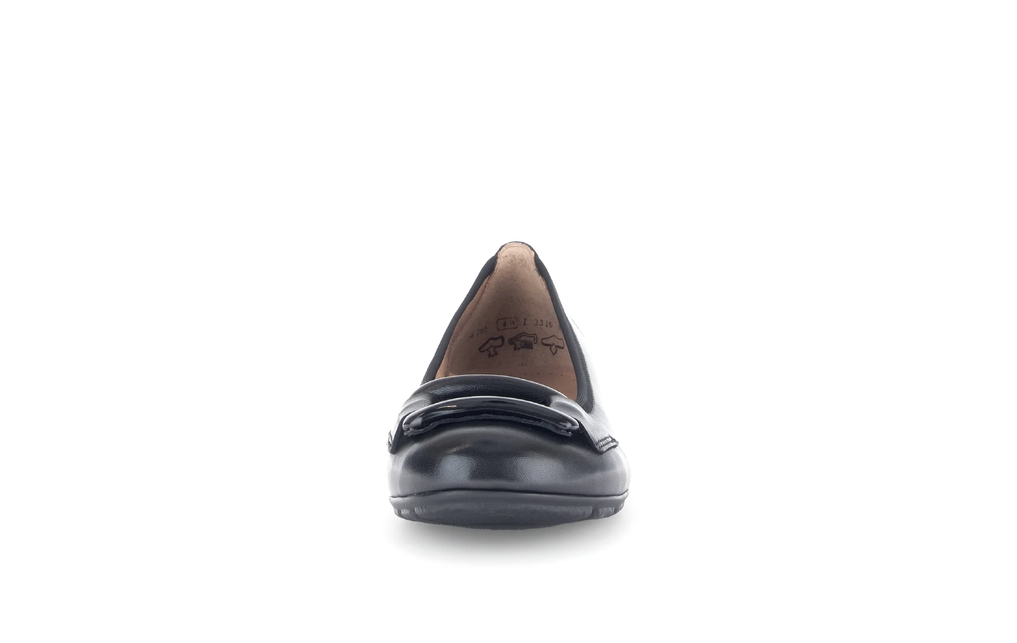 Ballerines noires en combinaison cuirs - Image 4