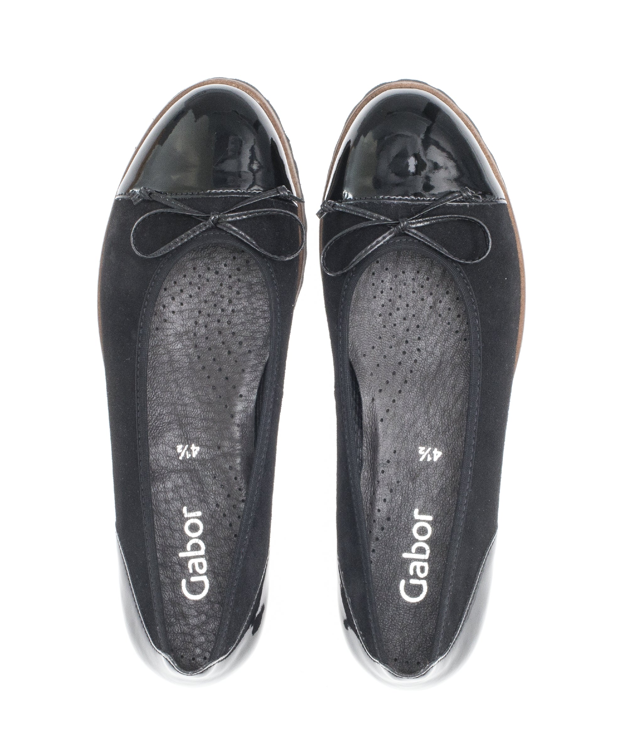 Ballerines noires en combinaison cuirs - Image 6