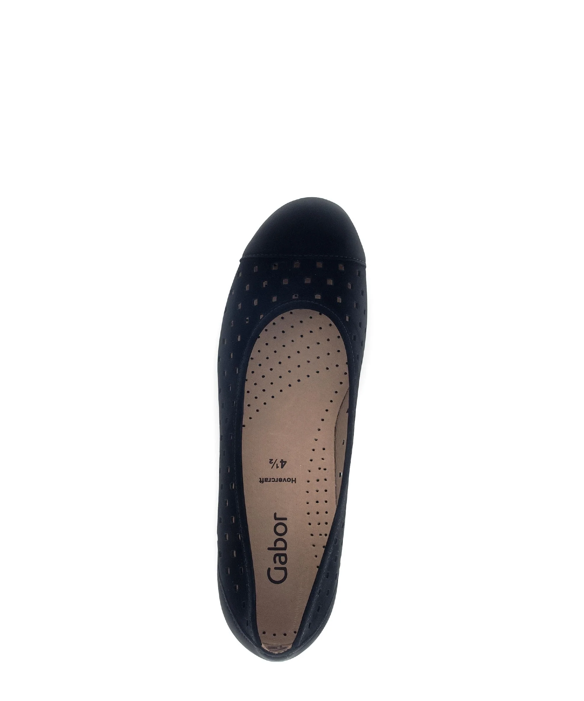 Ballerines perforées noires en Nubuck - Image 3