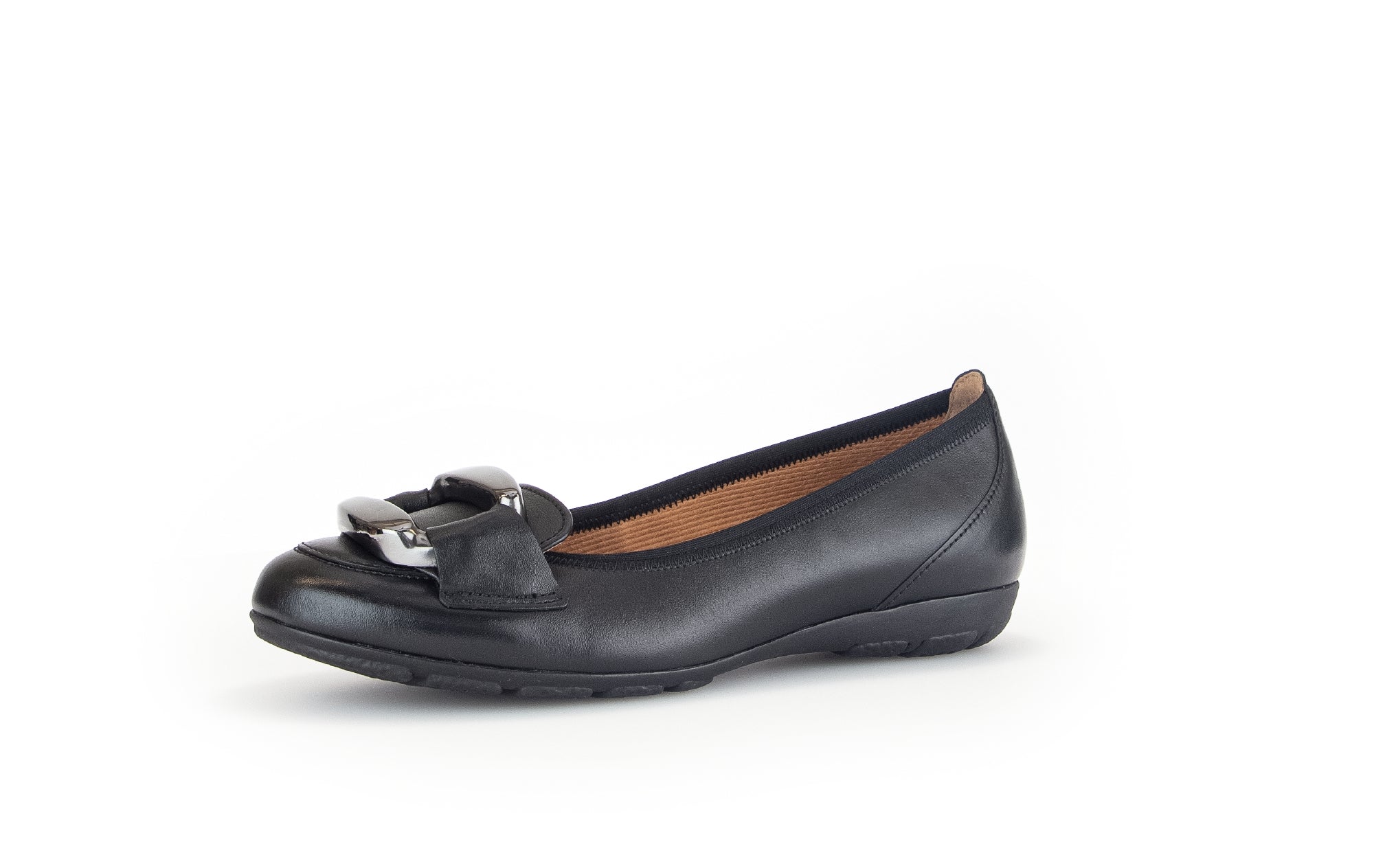 Ballerines noires en cuir - Image 3
