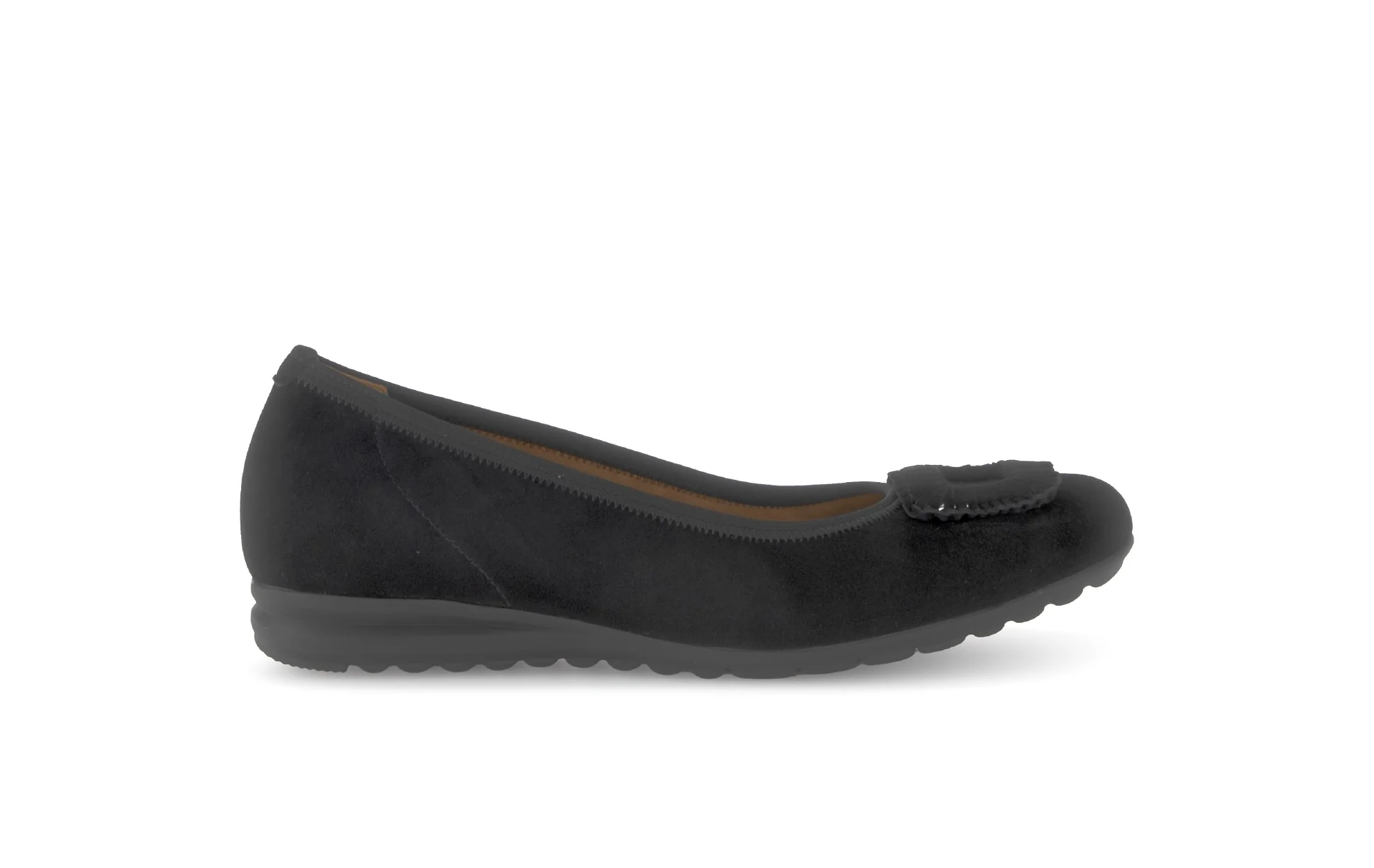 Ballerines noires en cuir