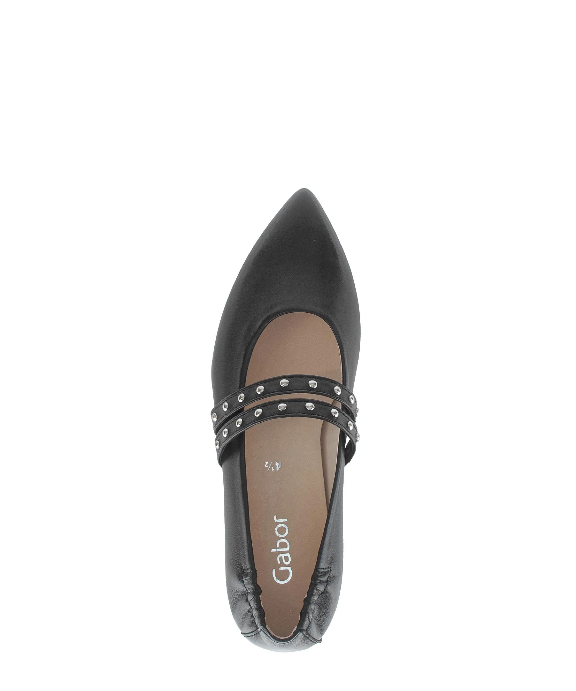 Ballerines noires en cuir - Image 3