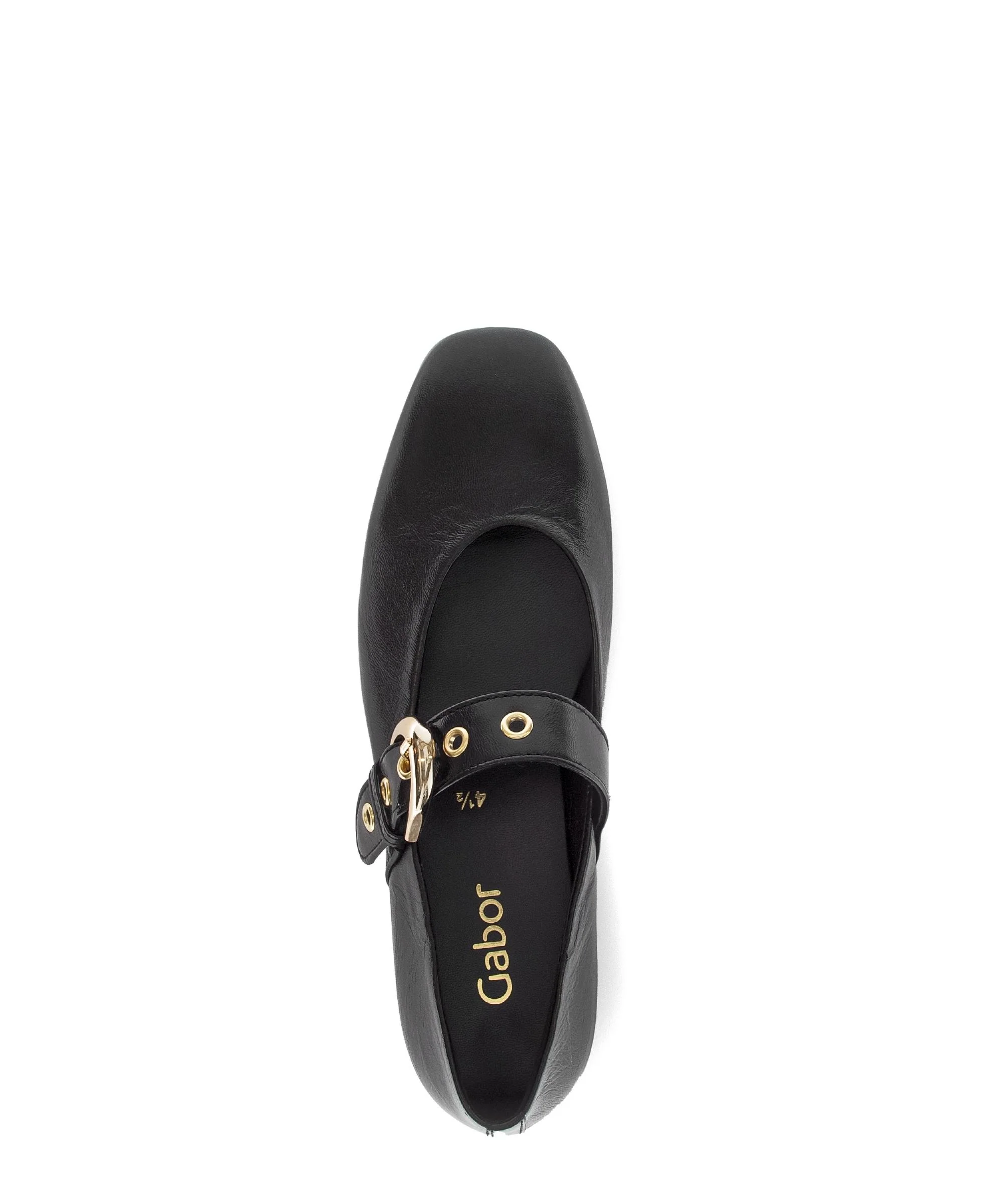 Ballerines noires en cuir lisse - Image 3