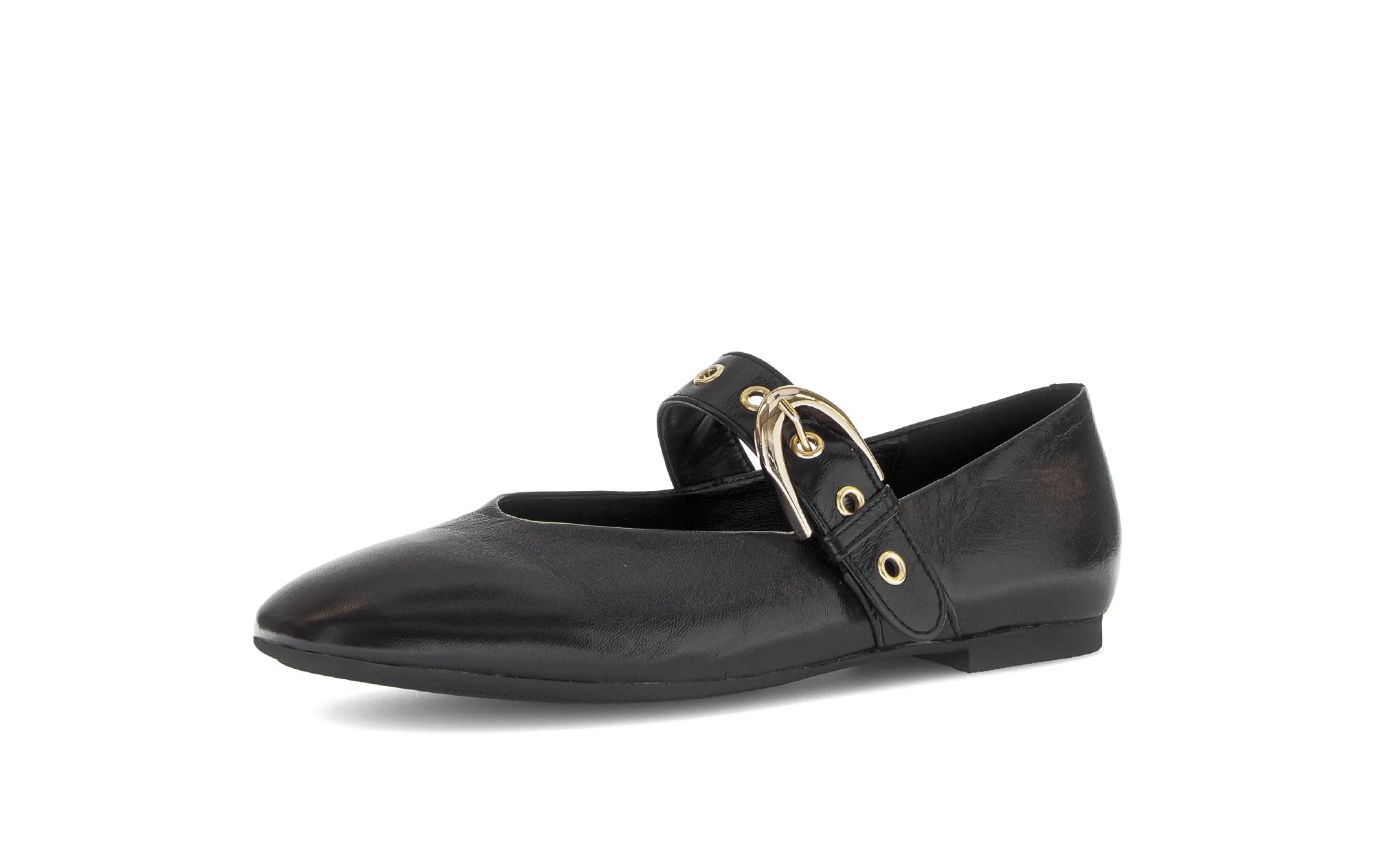 Ballerines noires en cuir lisse - Image 6