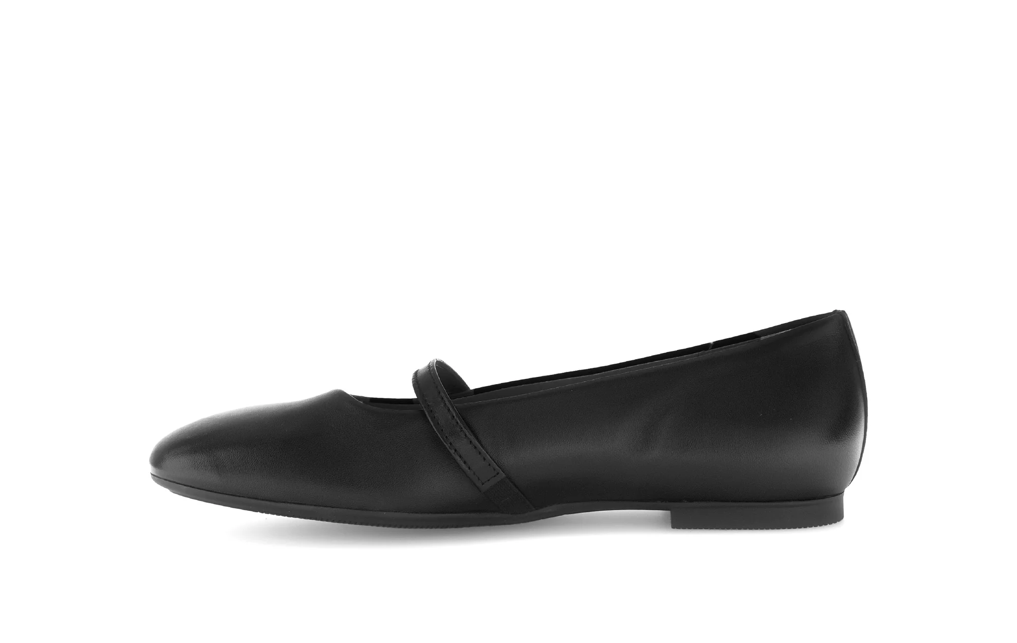 Ballerines noires en cuir lisse - Image 2