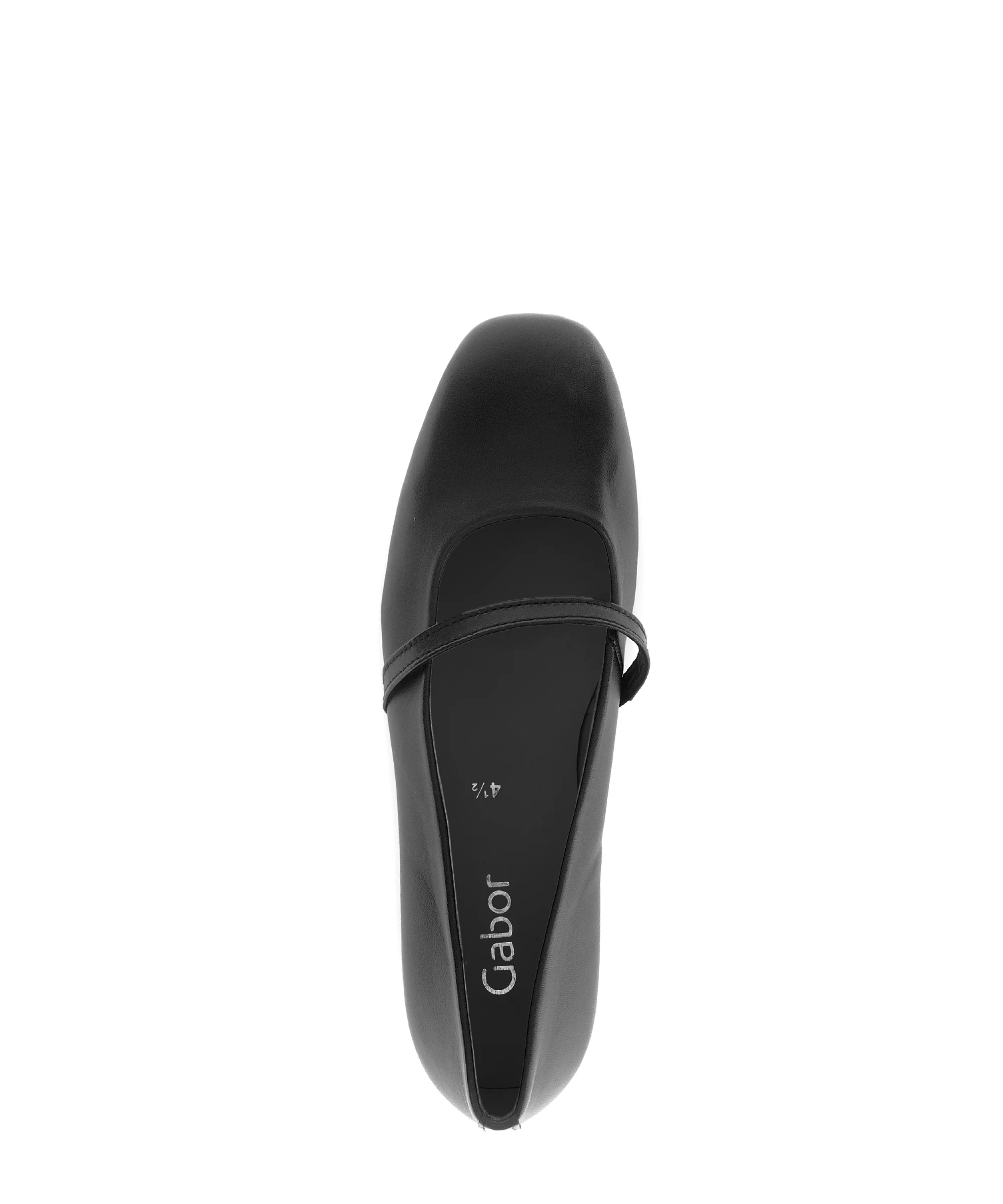 Ballerines noires en cuir lisse - Image 3