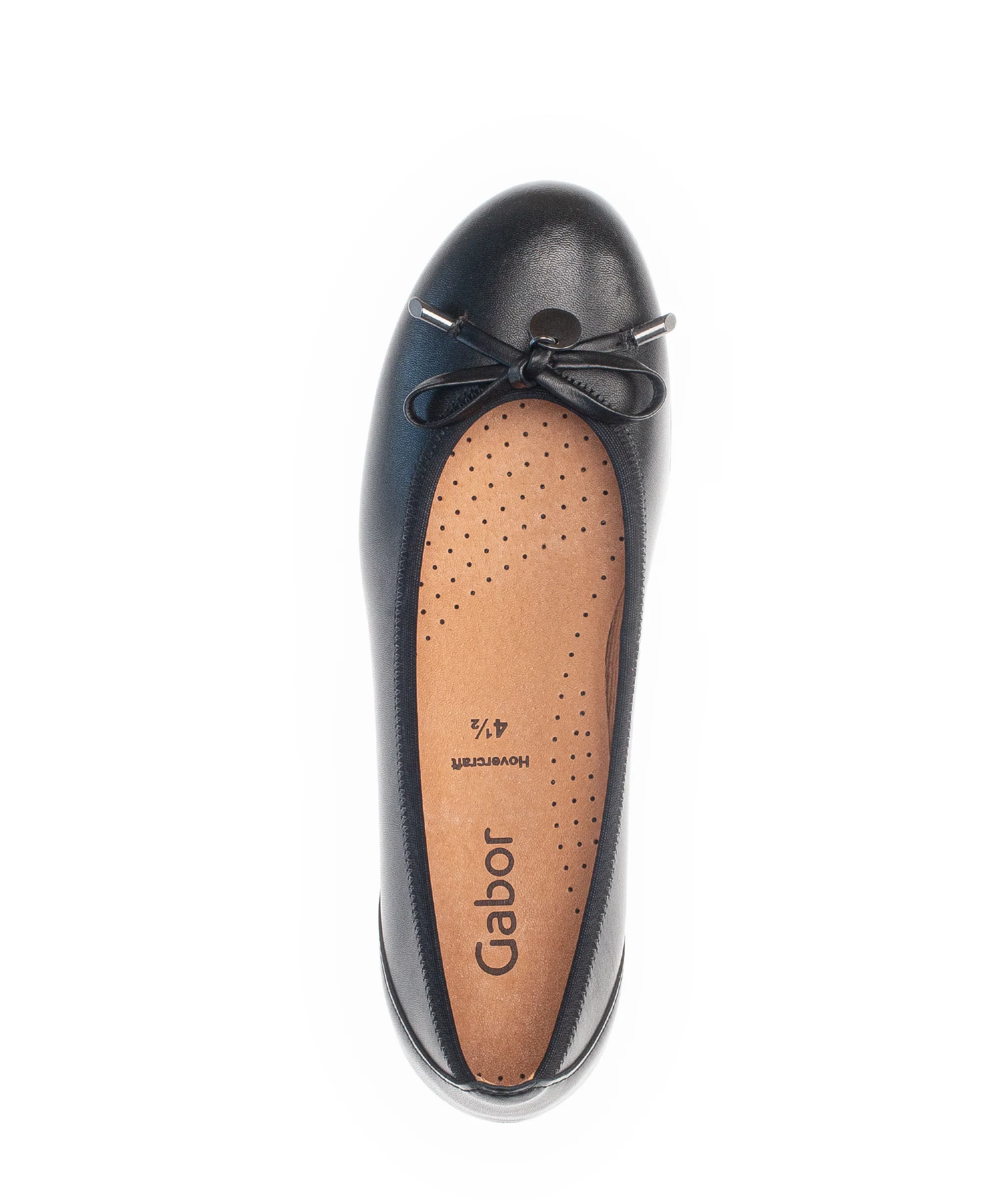 Ballerines noires en cuir lisse - Image 3