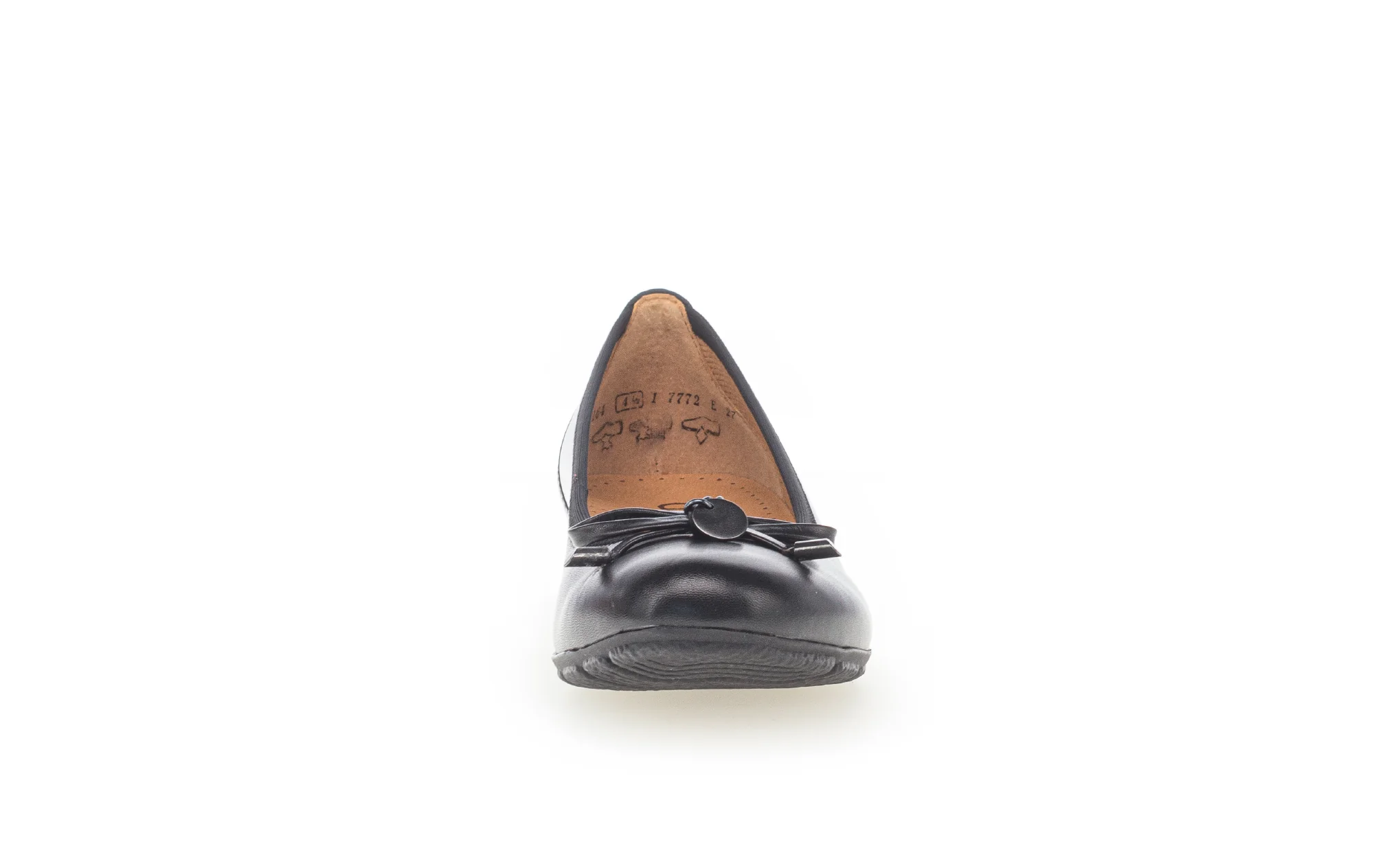 Ballerines noires en cuir lisse - Image 5