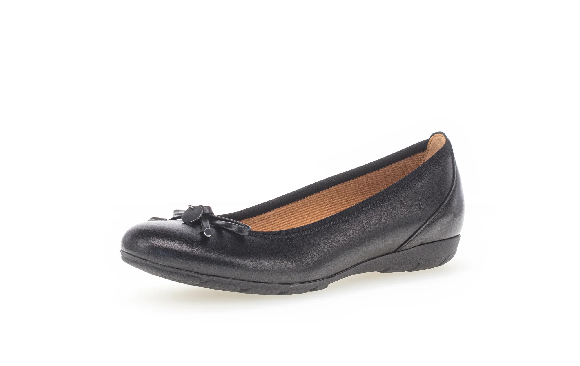 Ballerines noires en cuir lisse - Image 6