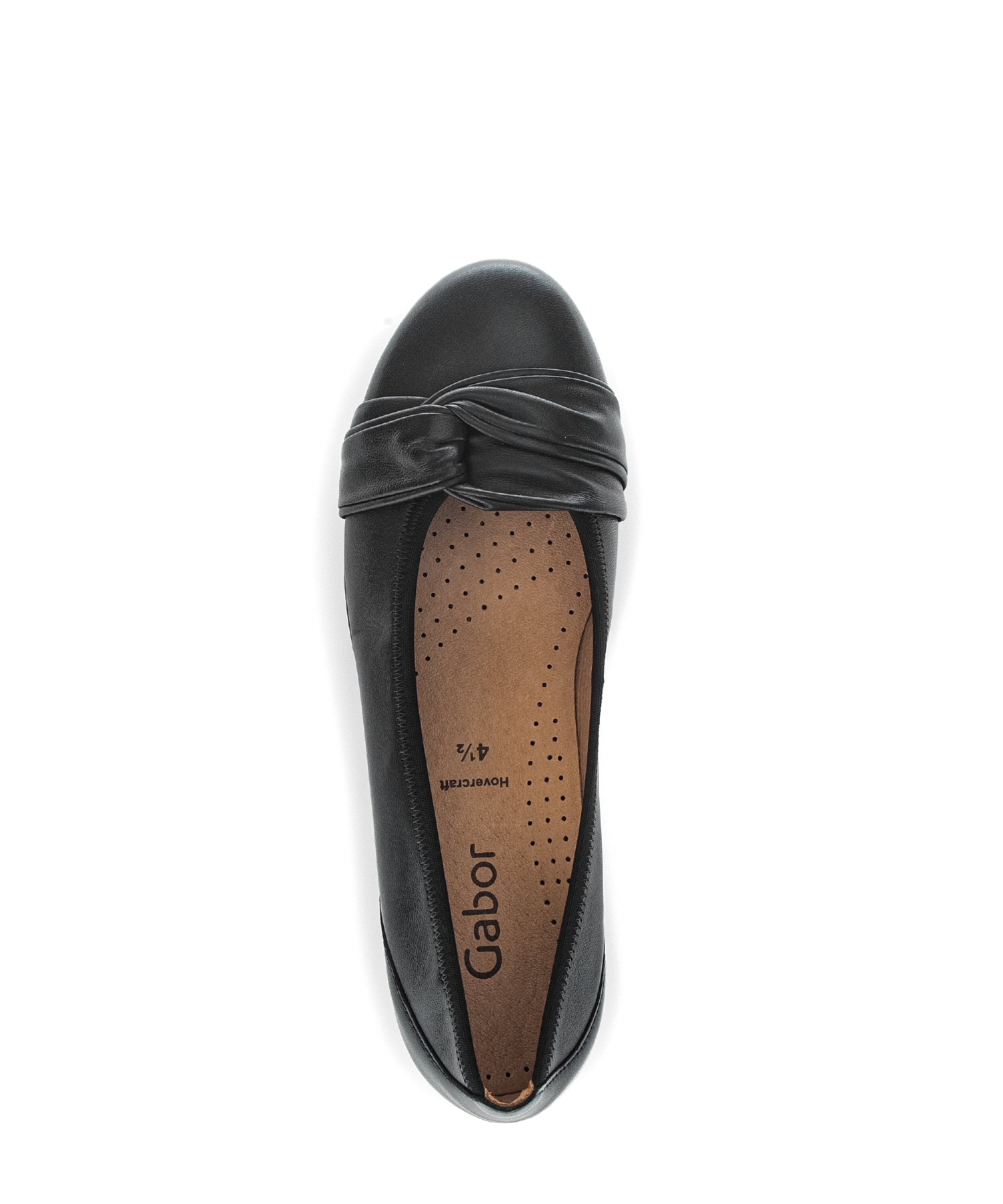 Ballerines noires en cuir lisse - Image 3