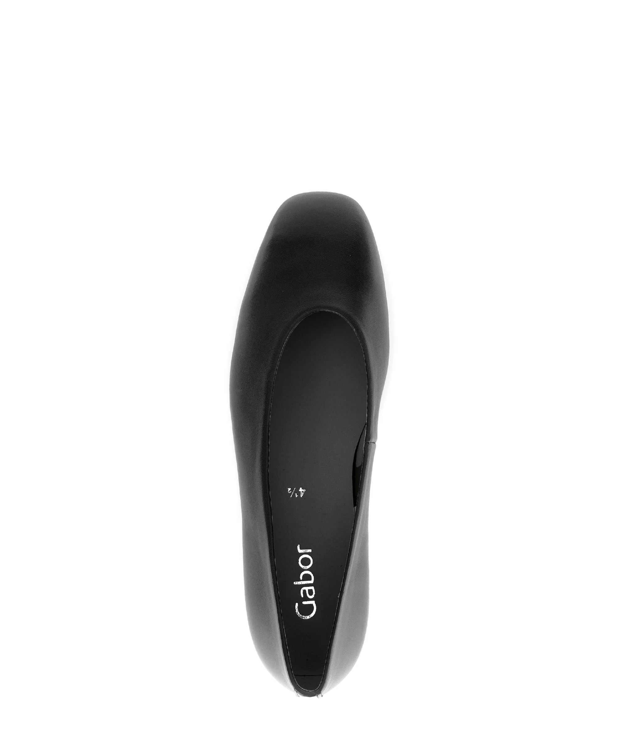 Ballerines noires en cuir lisse - Image 3
