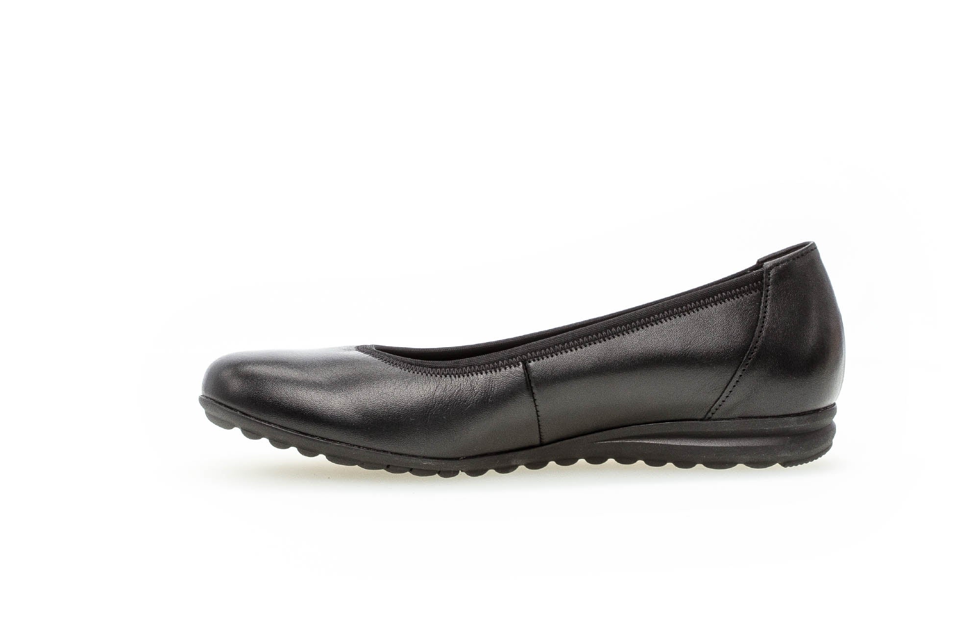 Ballerines noires en cuir lisse - Image 2