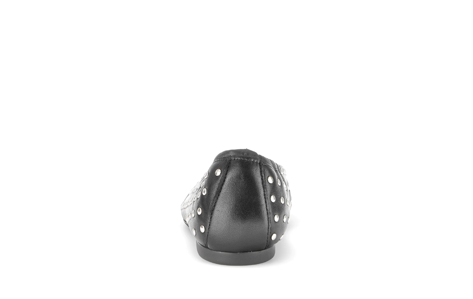 Ballerines noires en cuir lisse - Image 4