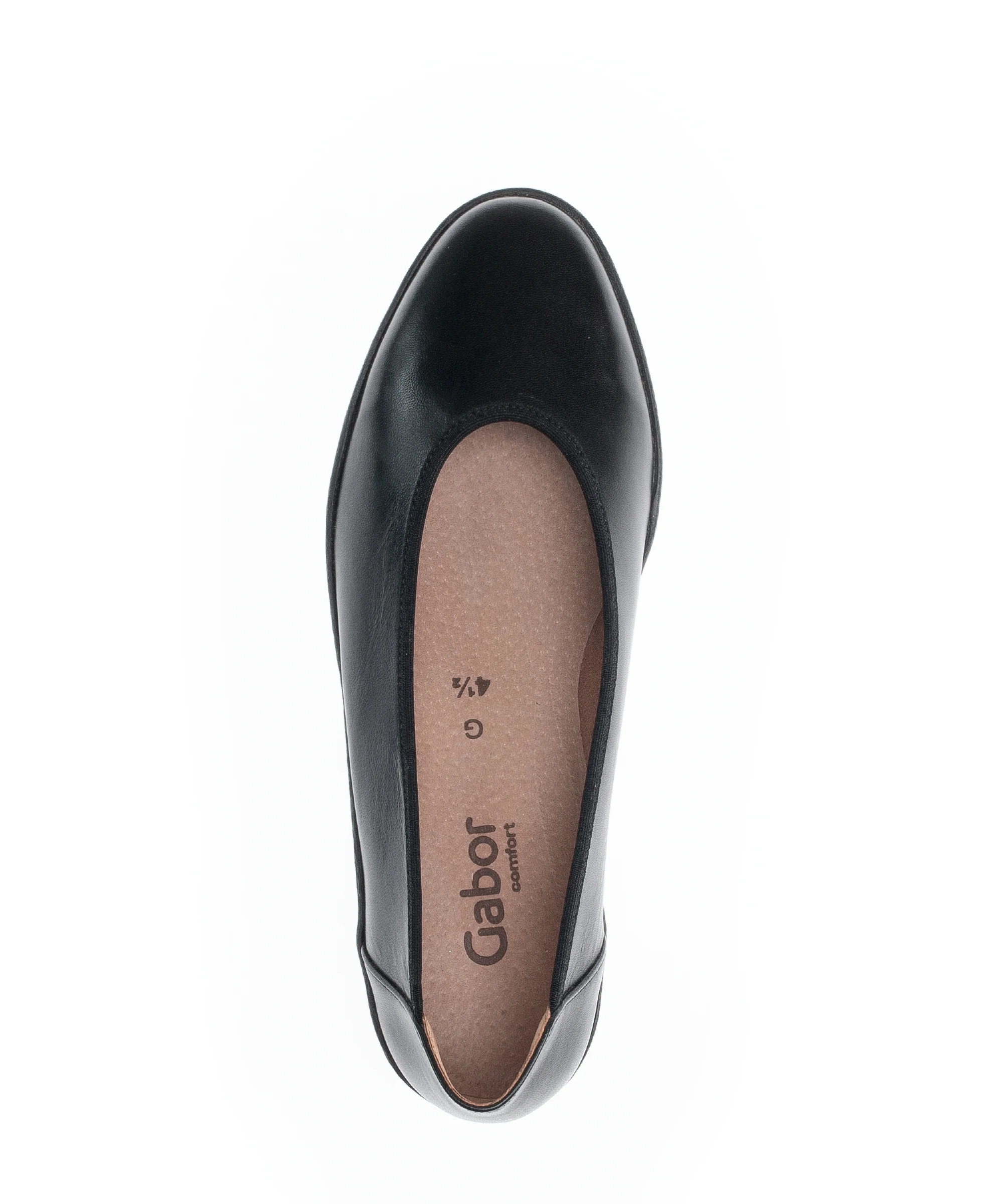 Ballerines noires en cuir lisse - Image 4