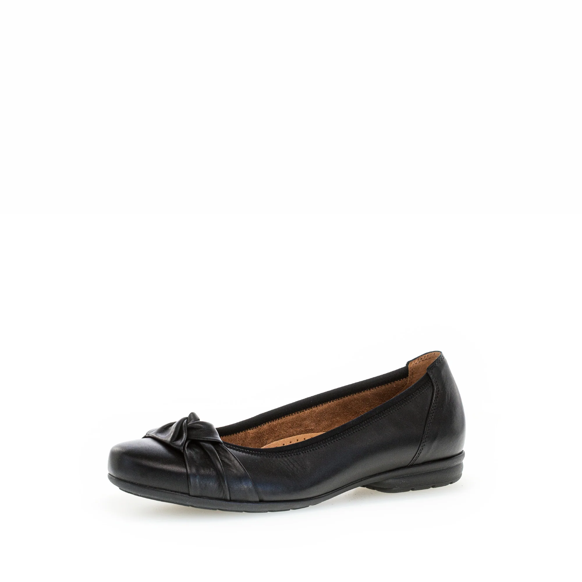 Ballerines noires en cuir lisse - Image 3