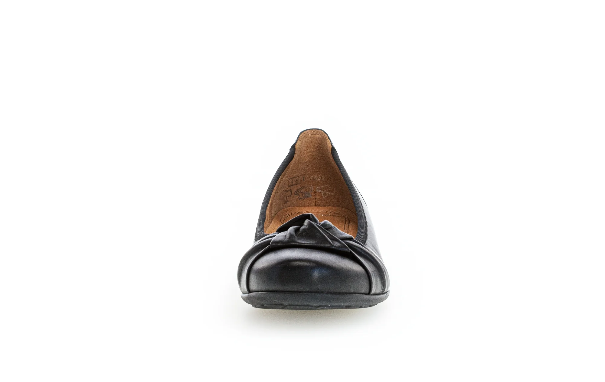 Ballerines noires en cuir lisse - Image 5