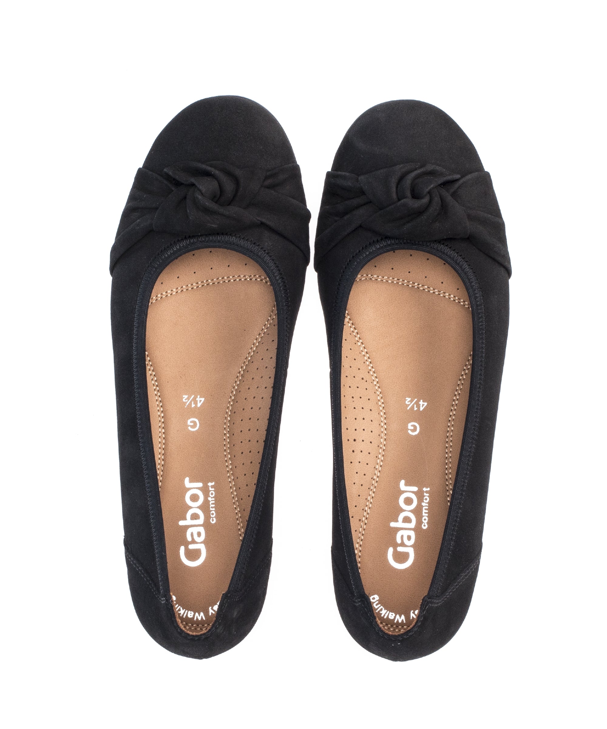 Ballerines noires en cuir lisse - Image 4