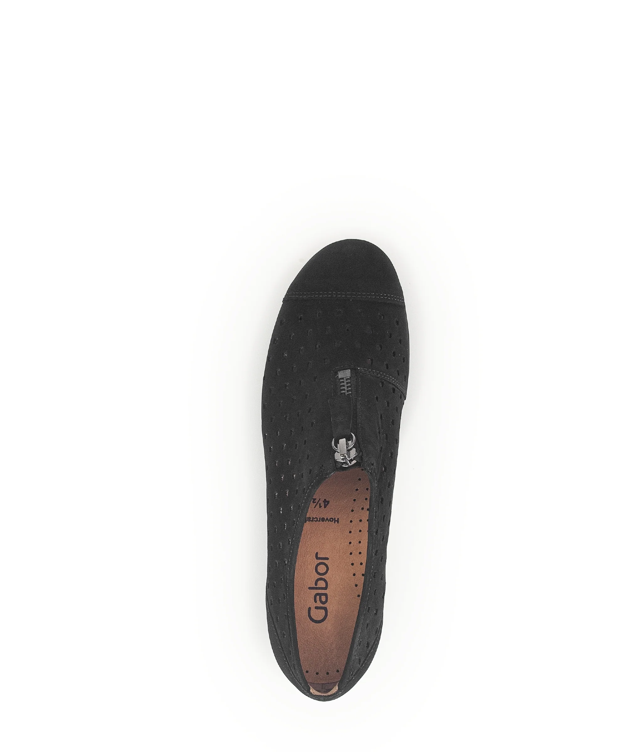 Ballerines noires en cuir nubuck - Image 3