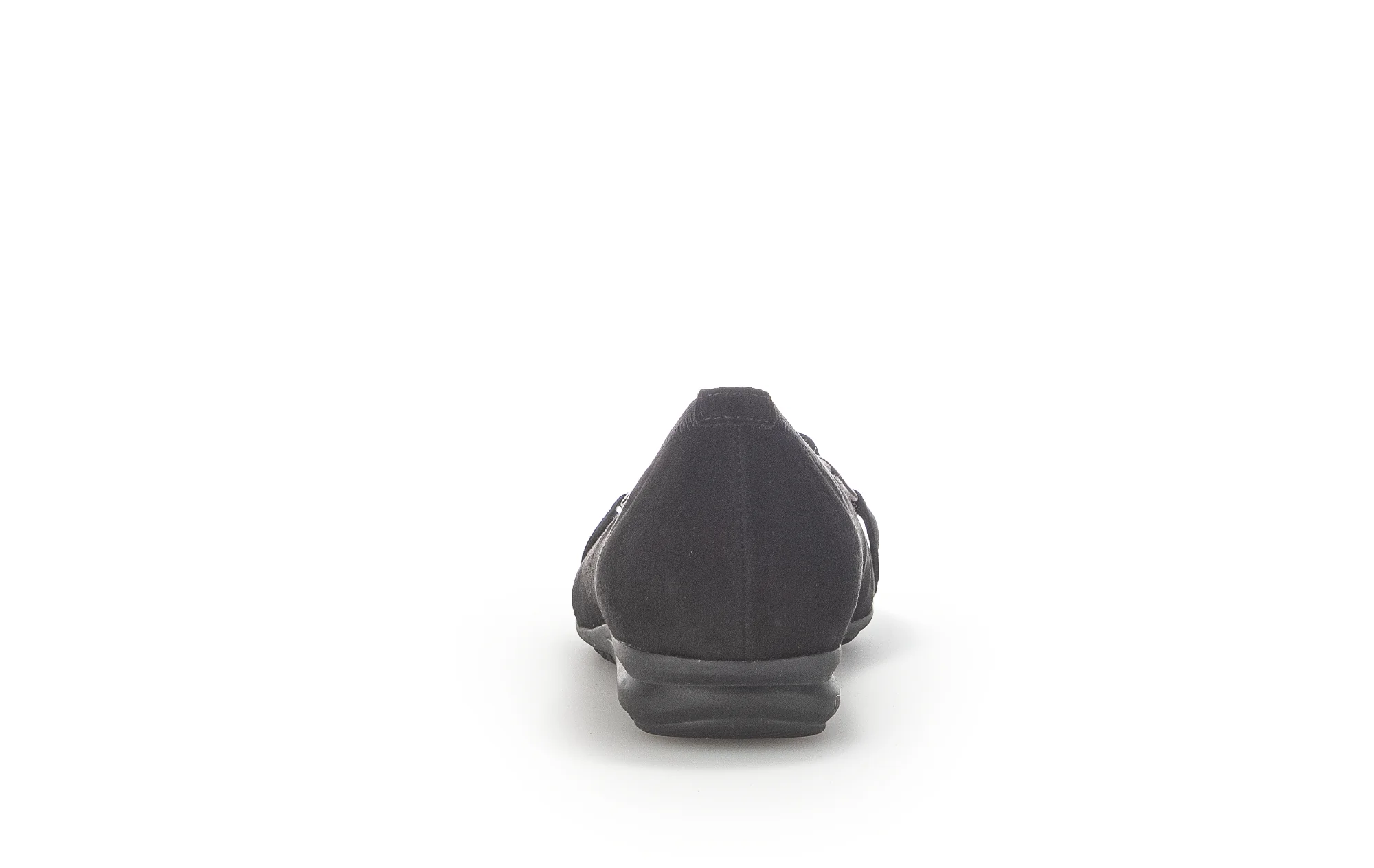 Ballerines noires en cuir velours - Image 4