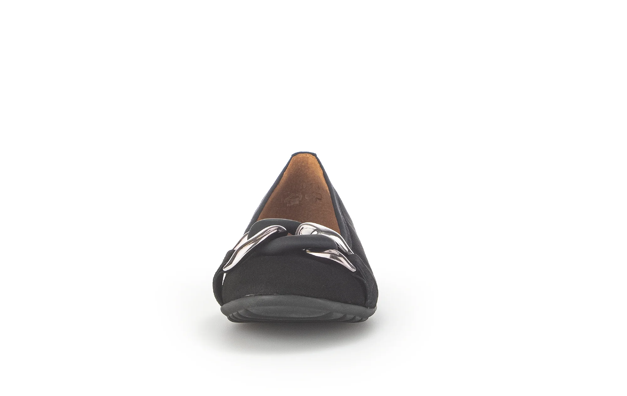 Ballerines noires en cuir velours - Image 5