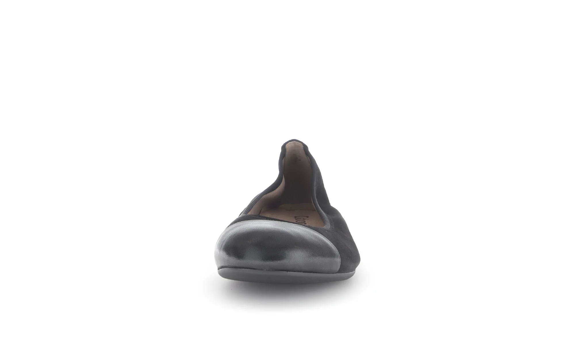 Ballerines noires en cuir velours - Image 5