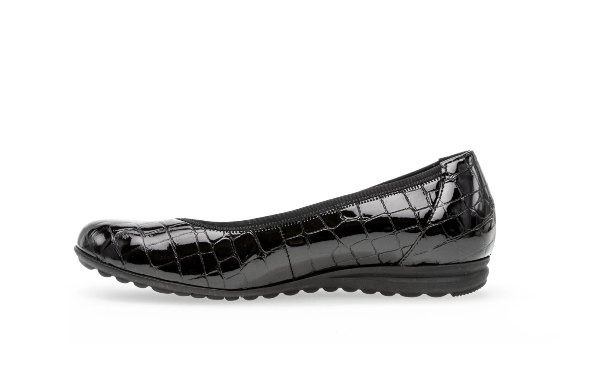 Ballerines noires en cuir vernis - Image 2