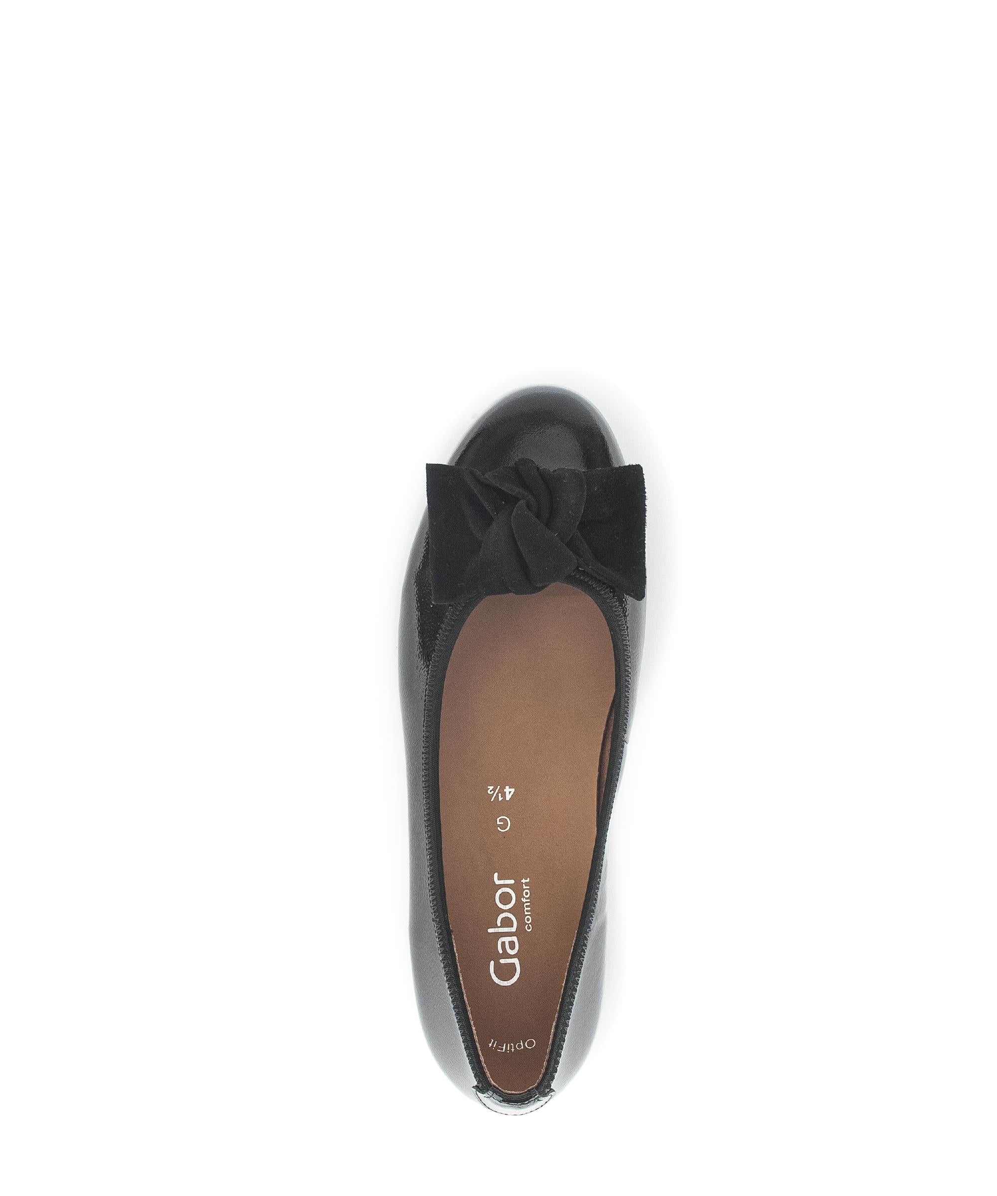 Ballerines noires en cuir vernis - Image 3